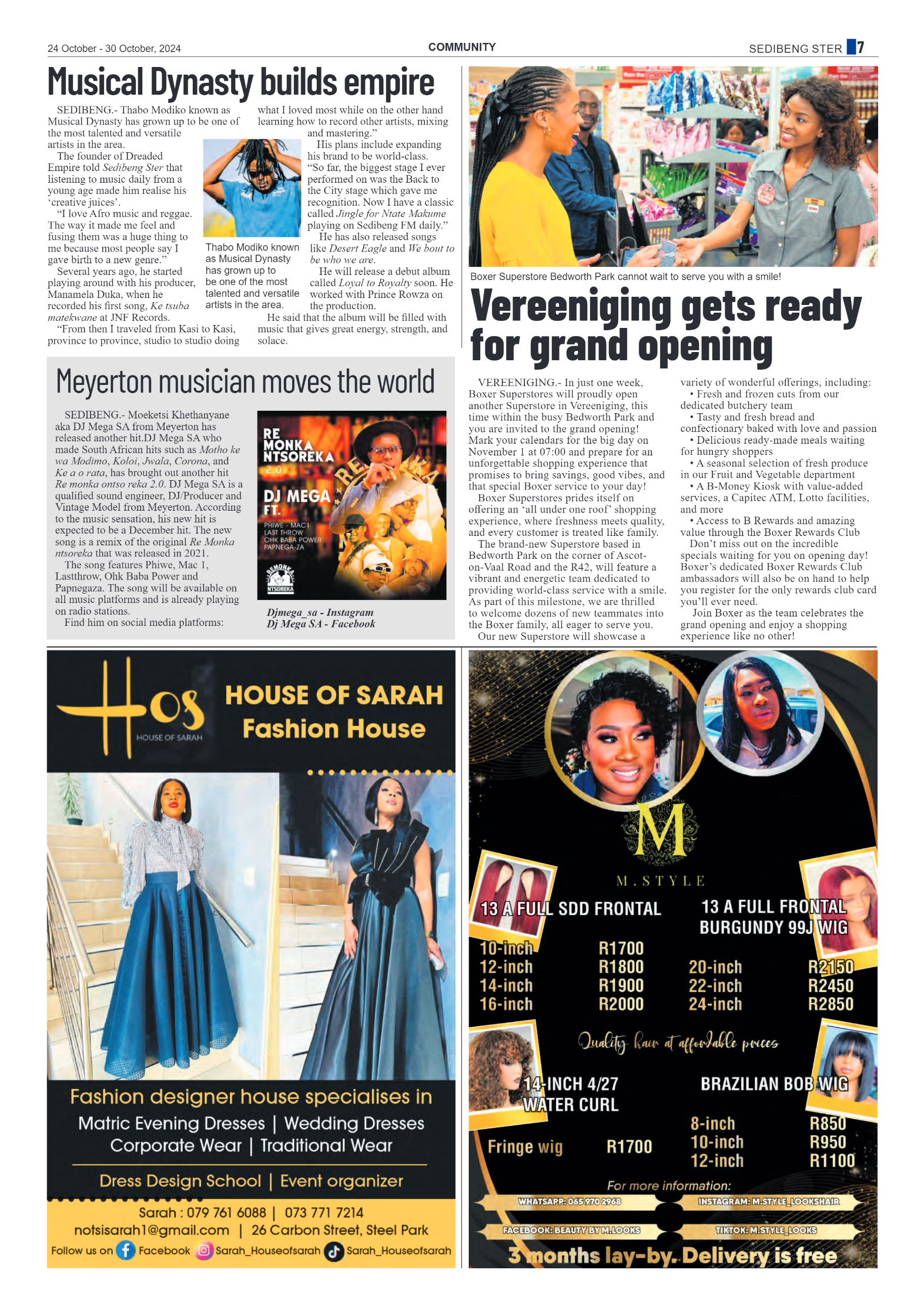 Sedibeng Ster 24 October – 30 October, 2024 page 7