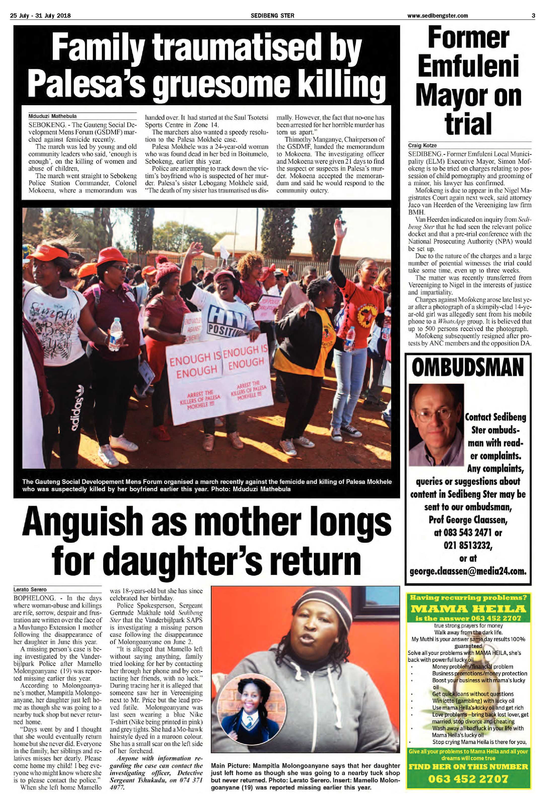 Sedibeng Ster 25 – 31 July 2018 page 3