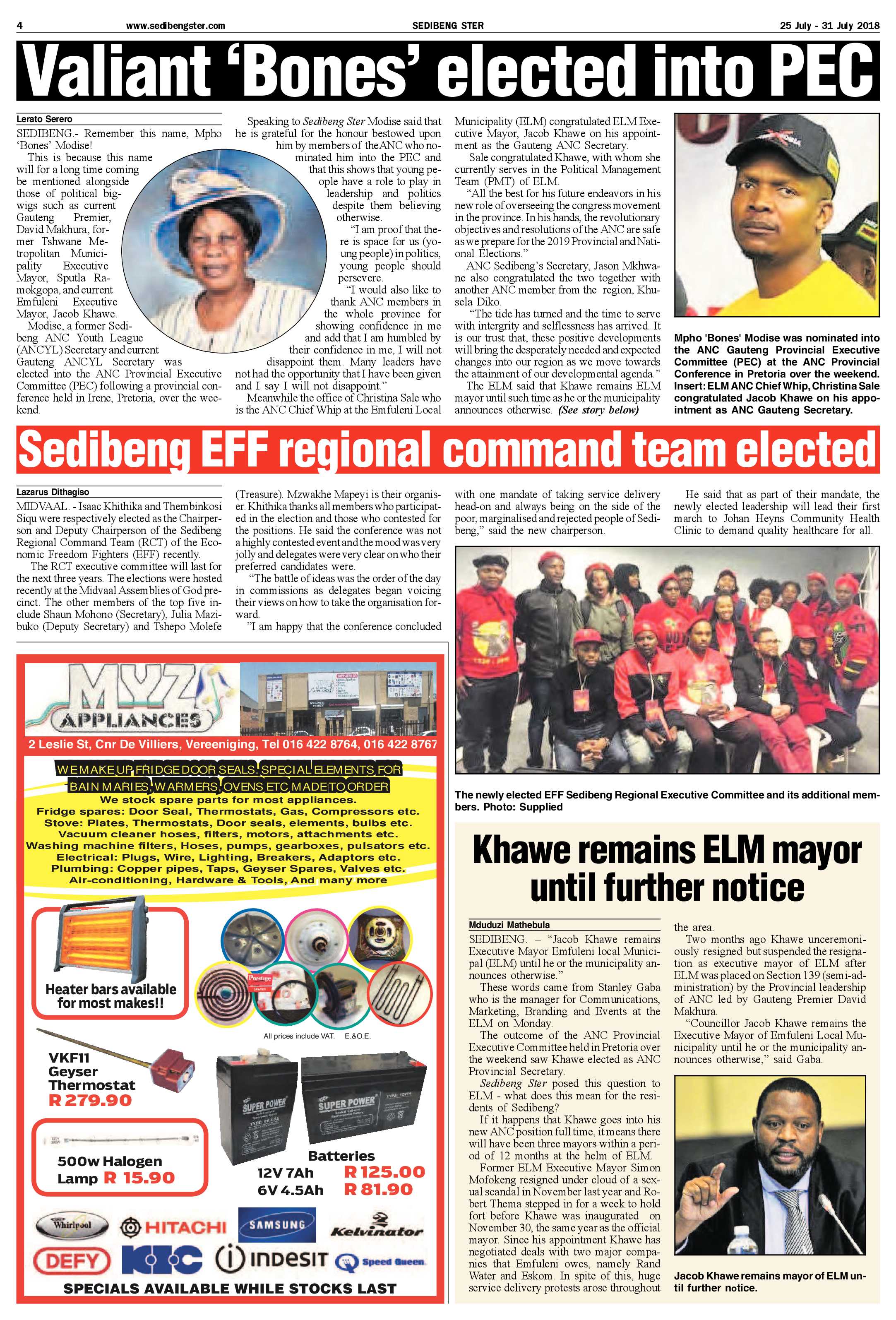 Sedibeng Ster 25 – 31 July 2018 page 4
