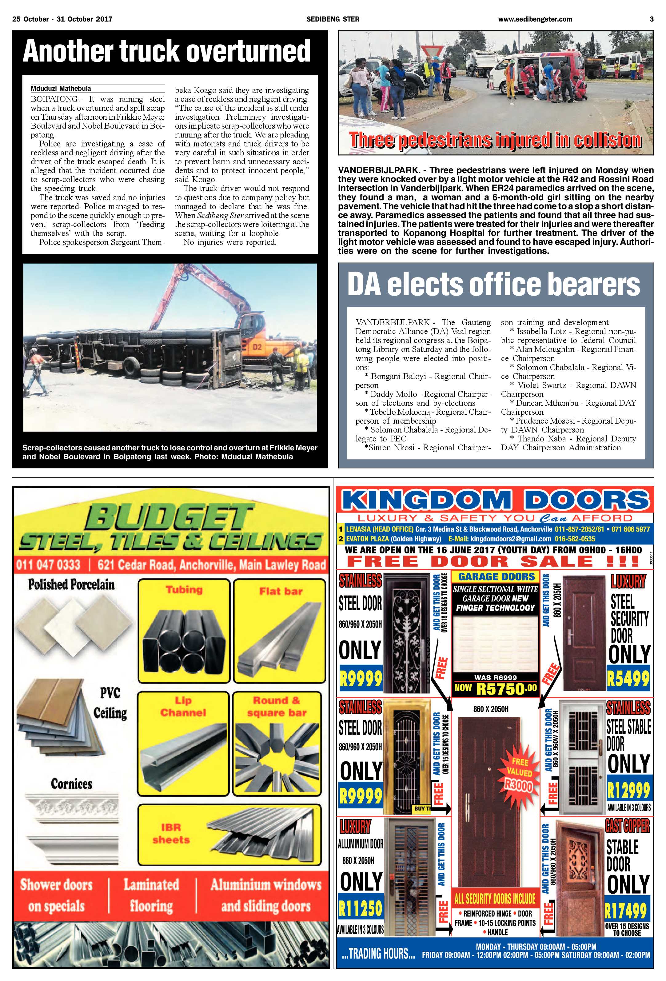 Sedibeng Ster 25 – 31 October 2017 page 3