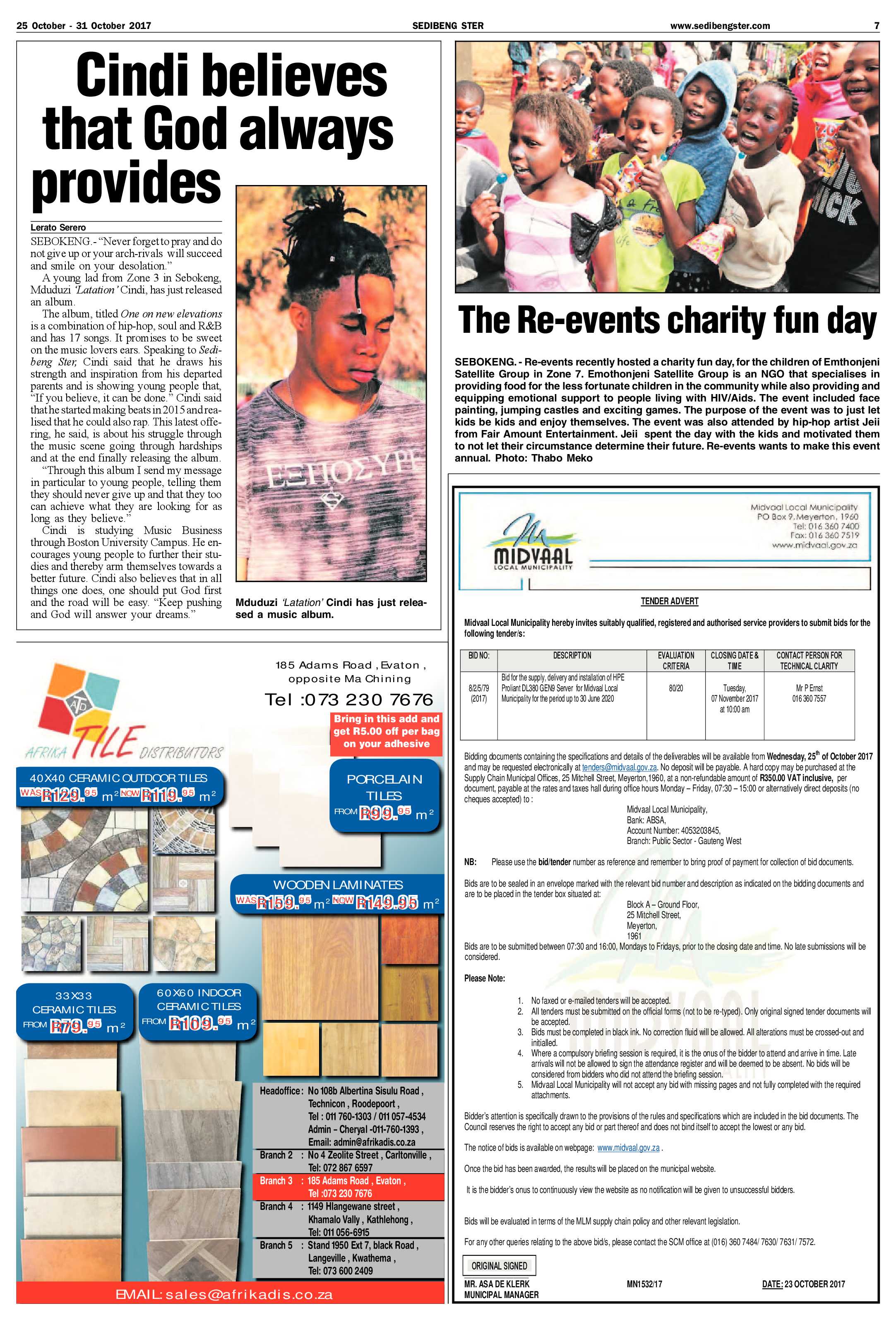 Sedibeng Ster 25 – 31 October 2017 page 7