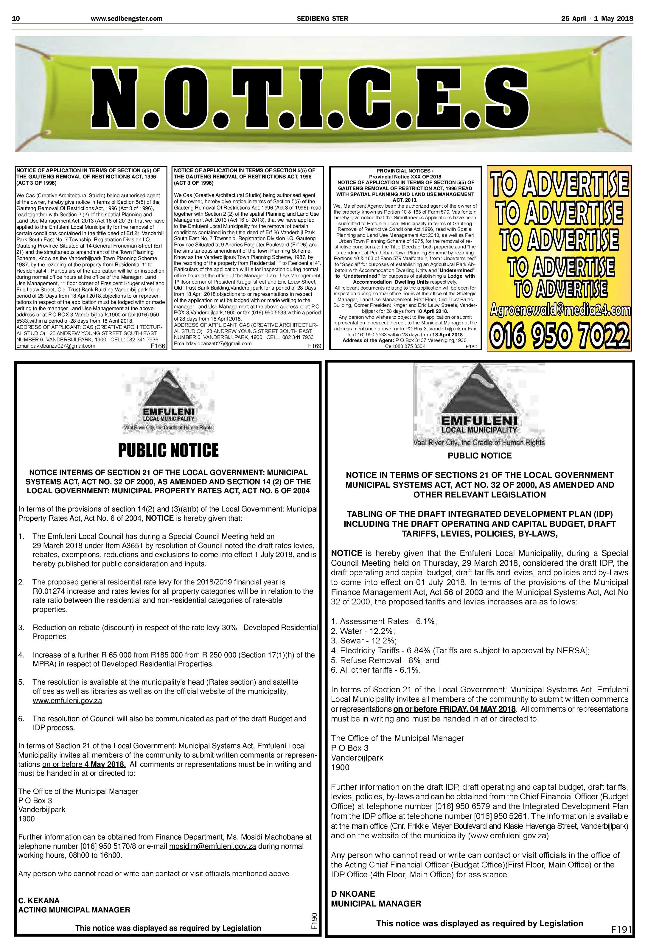 Sedibeng Ster 25 April – 1 May 2018 page 10