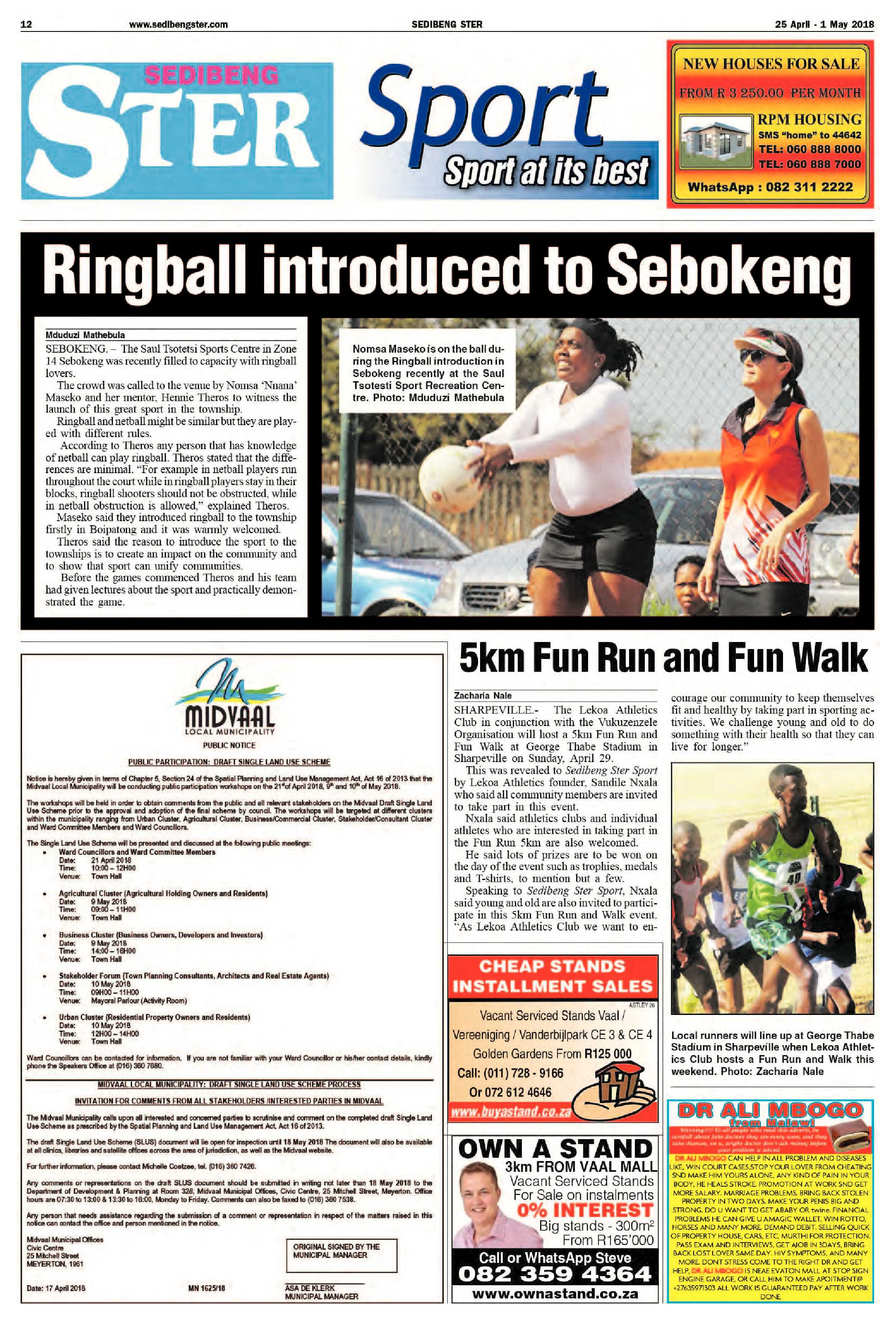 Sedibeng Ster 25 April – 1 May 2018 page 12