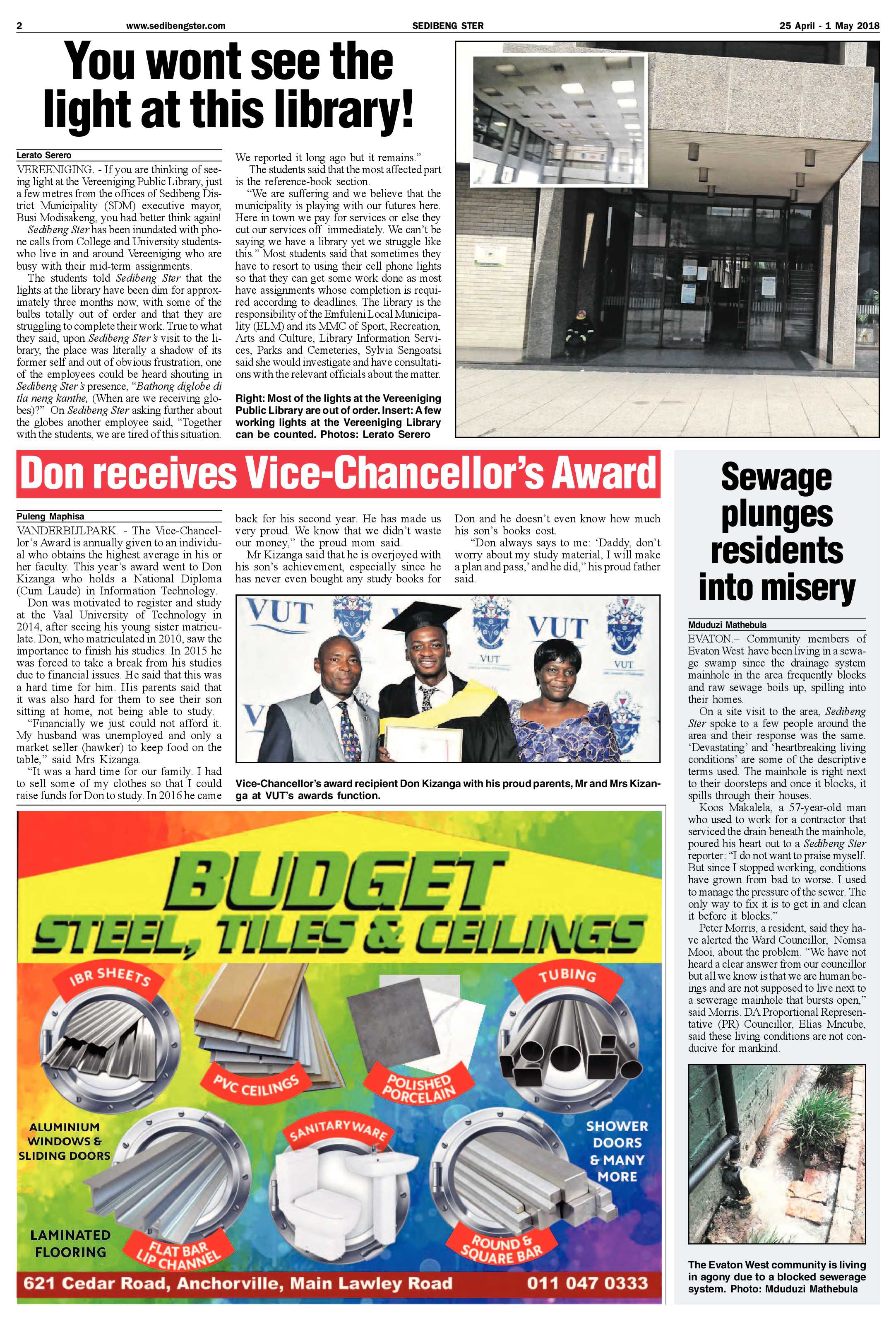 Sedibeng Ster 25 April – 1 May 2018 page 2