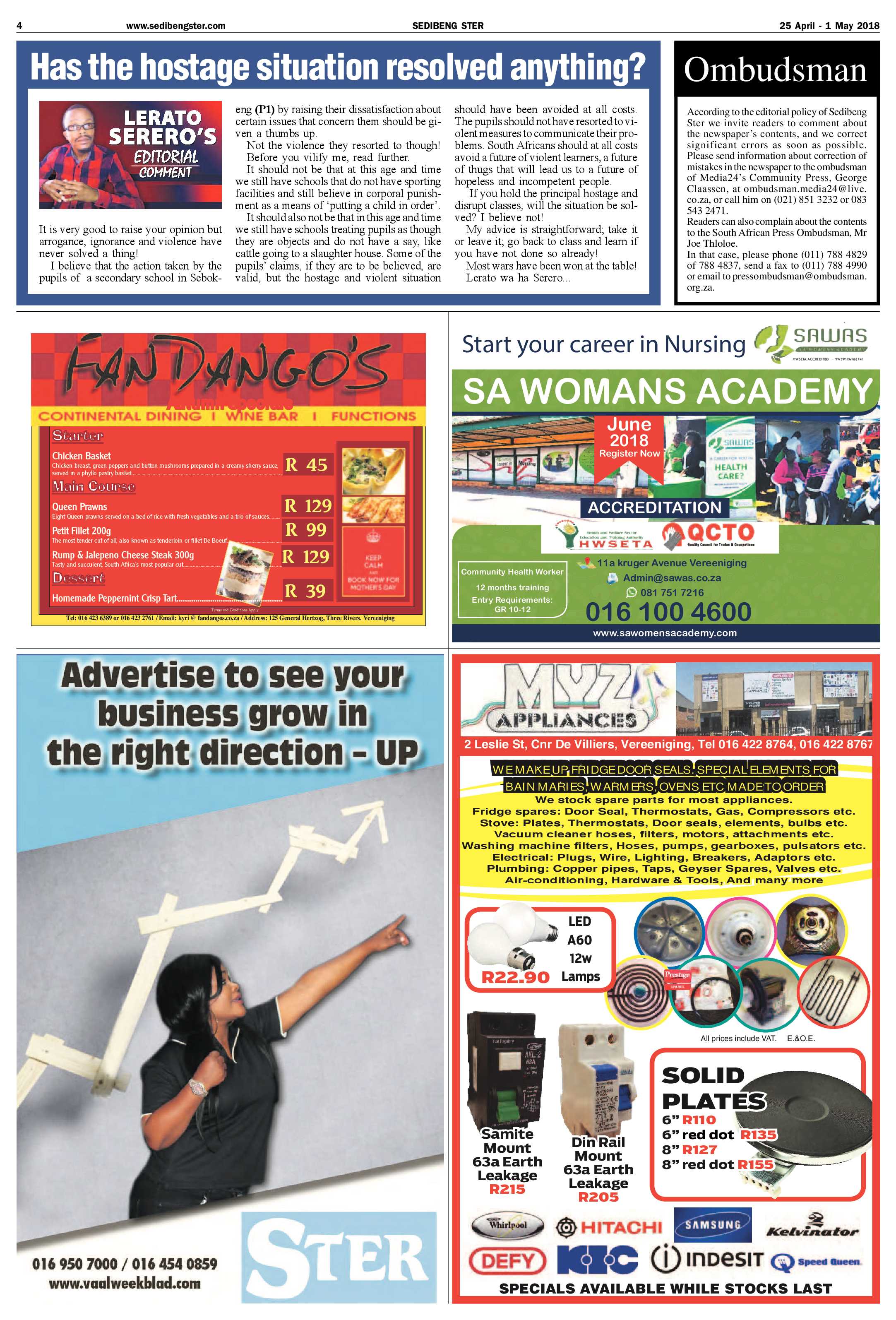 Sedibeng Ster 25 April – 1 May 2018 page 4