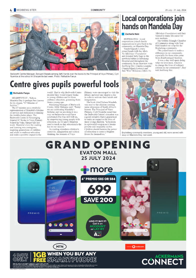Sedibeng Ster 25 July – 31 July, 2024 page 4