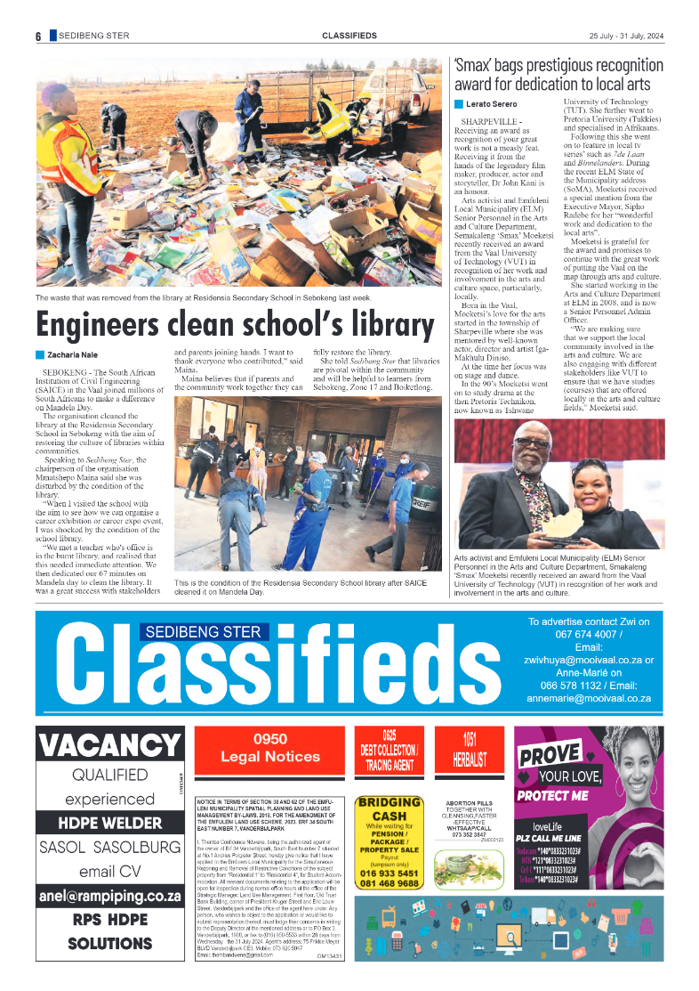 Sedibeng Ster 25 July – 31 July, 2024 page 6