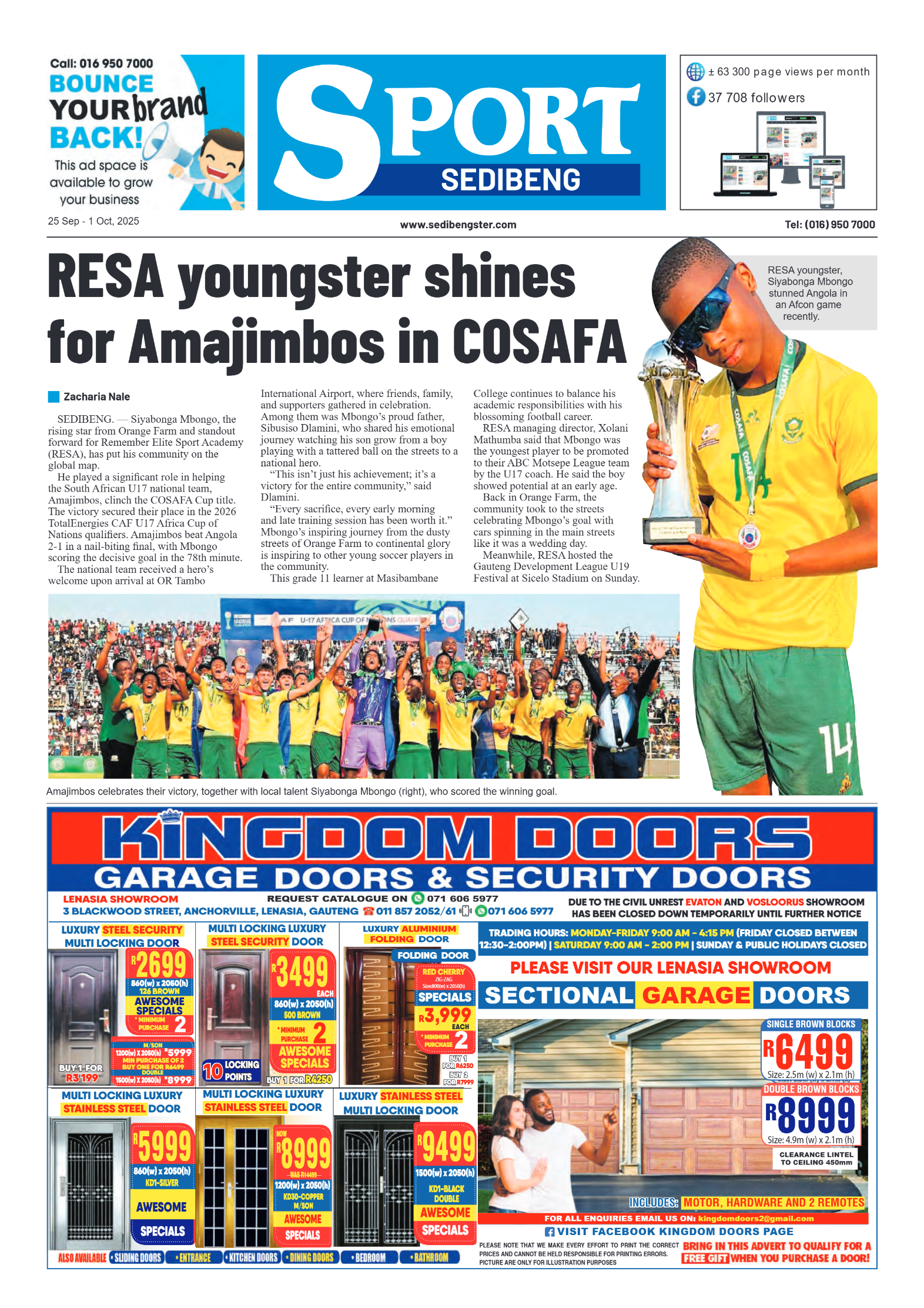 Sedibeng Ster 25 Sep – 1 Oct, 2025 page 12