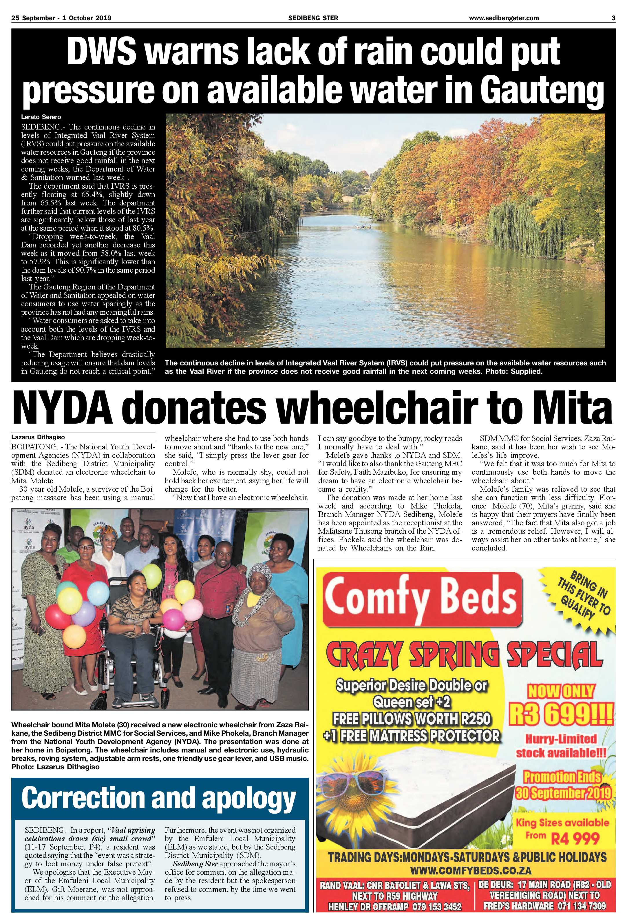 Sedibeng Ster 25 September – 1 October 2019 page 3