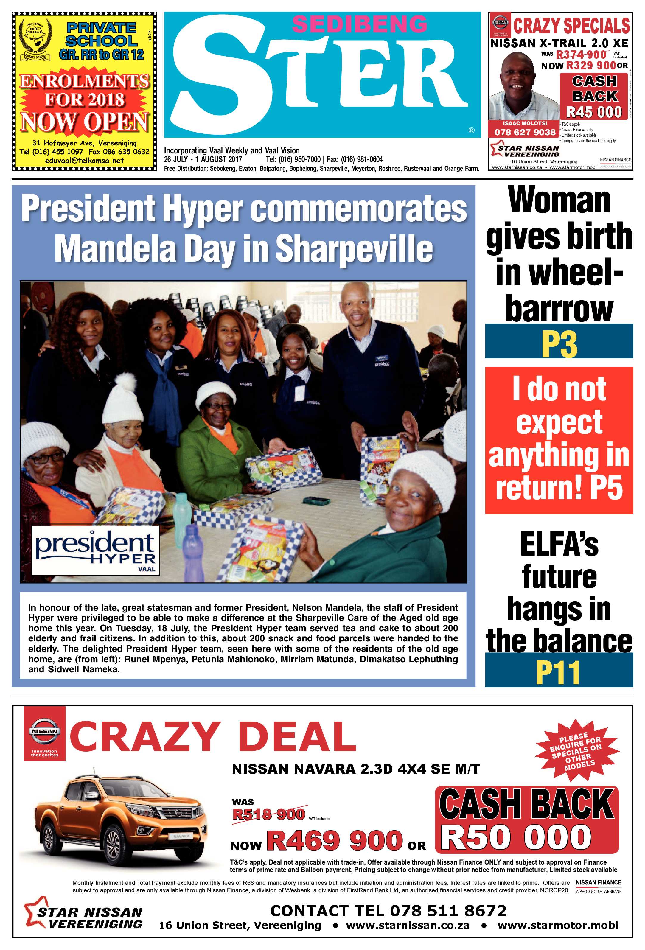 Sedibeng Ster 26 July – 1 August 2017 page 1