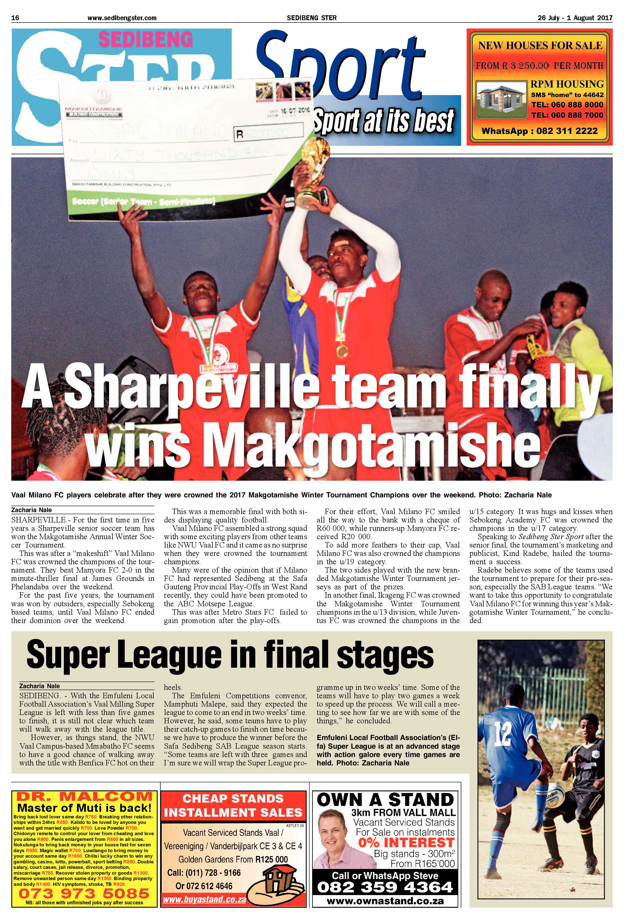 Sedibeng Ster 26 July – 1 August 2017 page 16