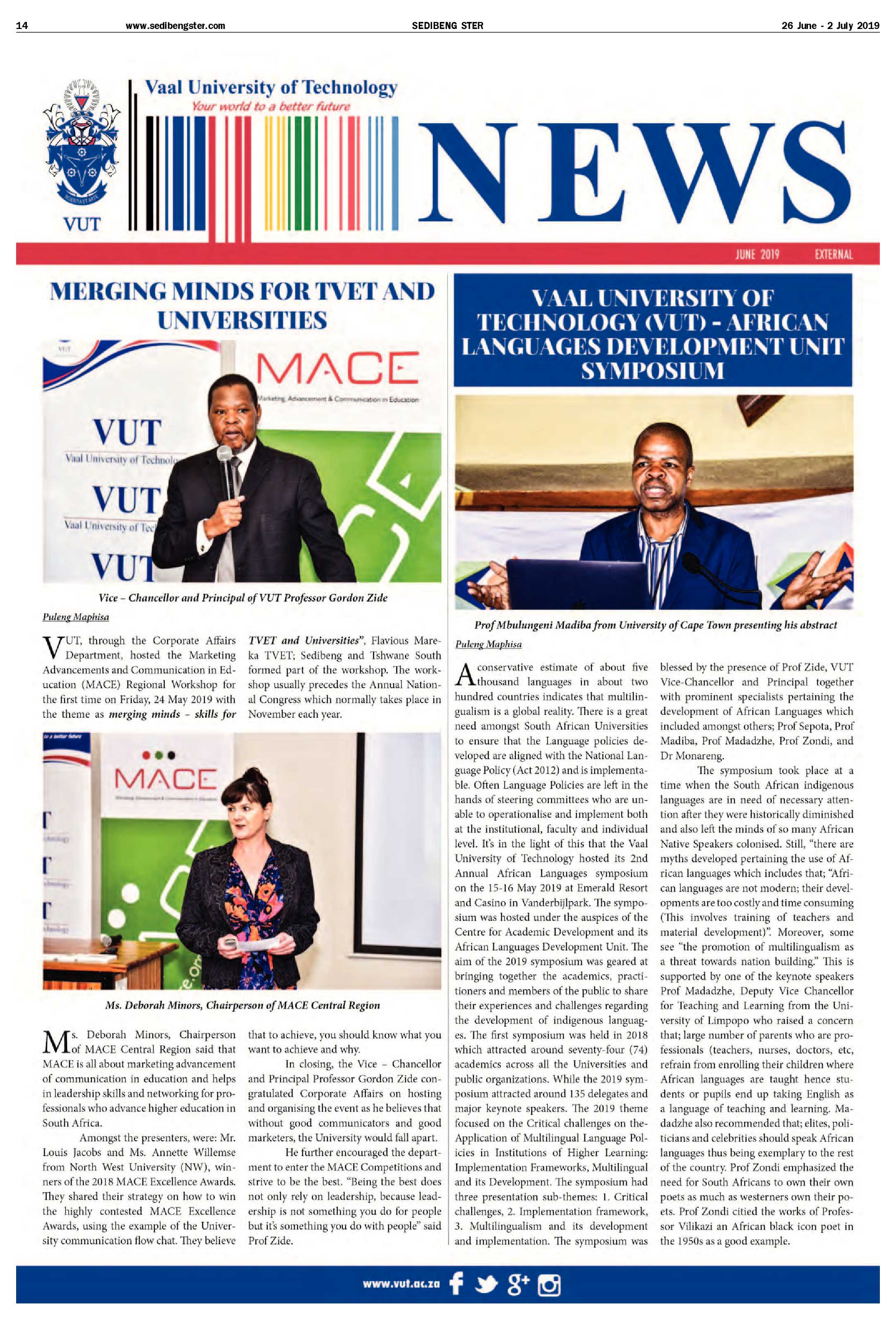 Sedibeng Ster 26 July – 2 June 2019 page 14