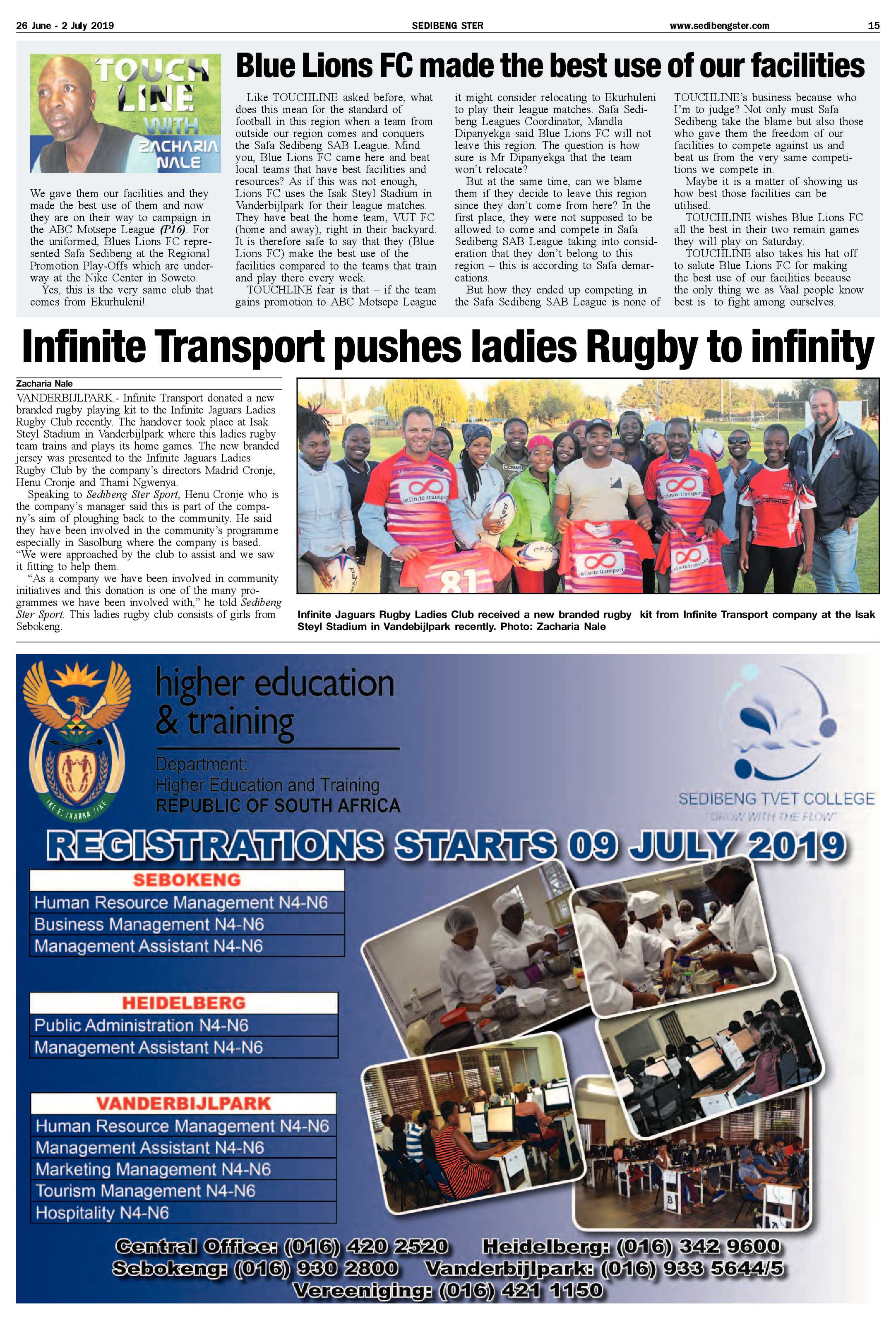Sedibeng Ster 26 July – 2 June 2019 page 15