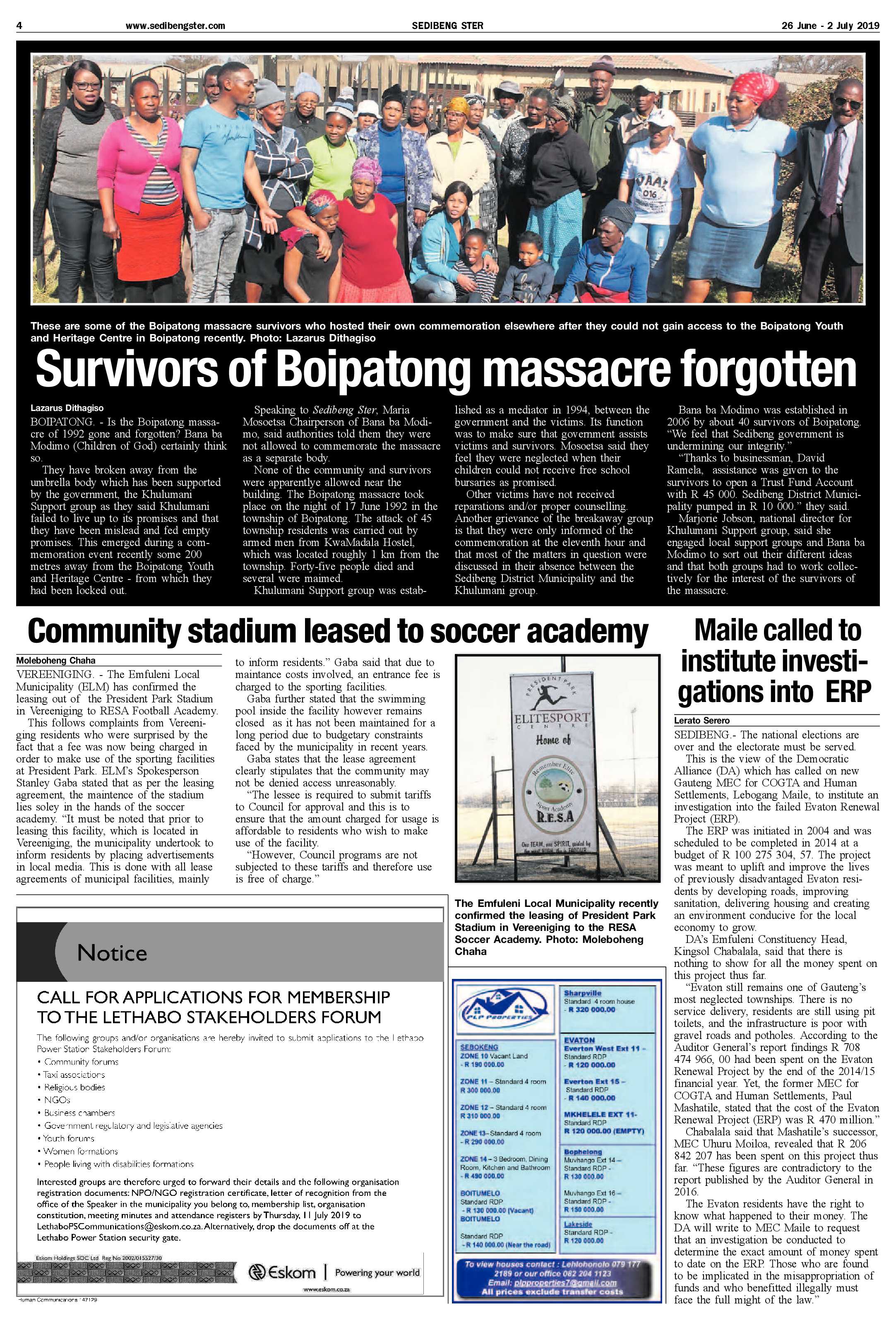 Sedibeng Ster 26 July – 2 June 2019 page 4