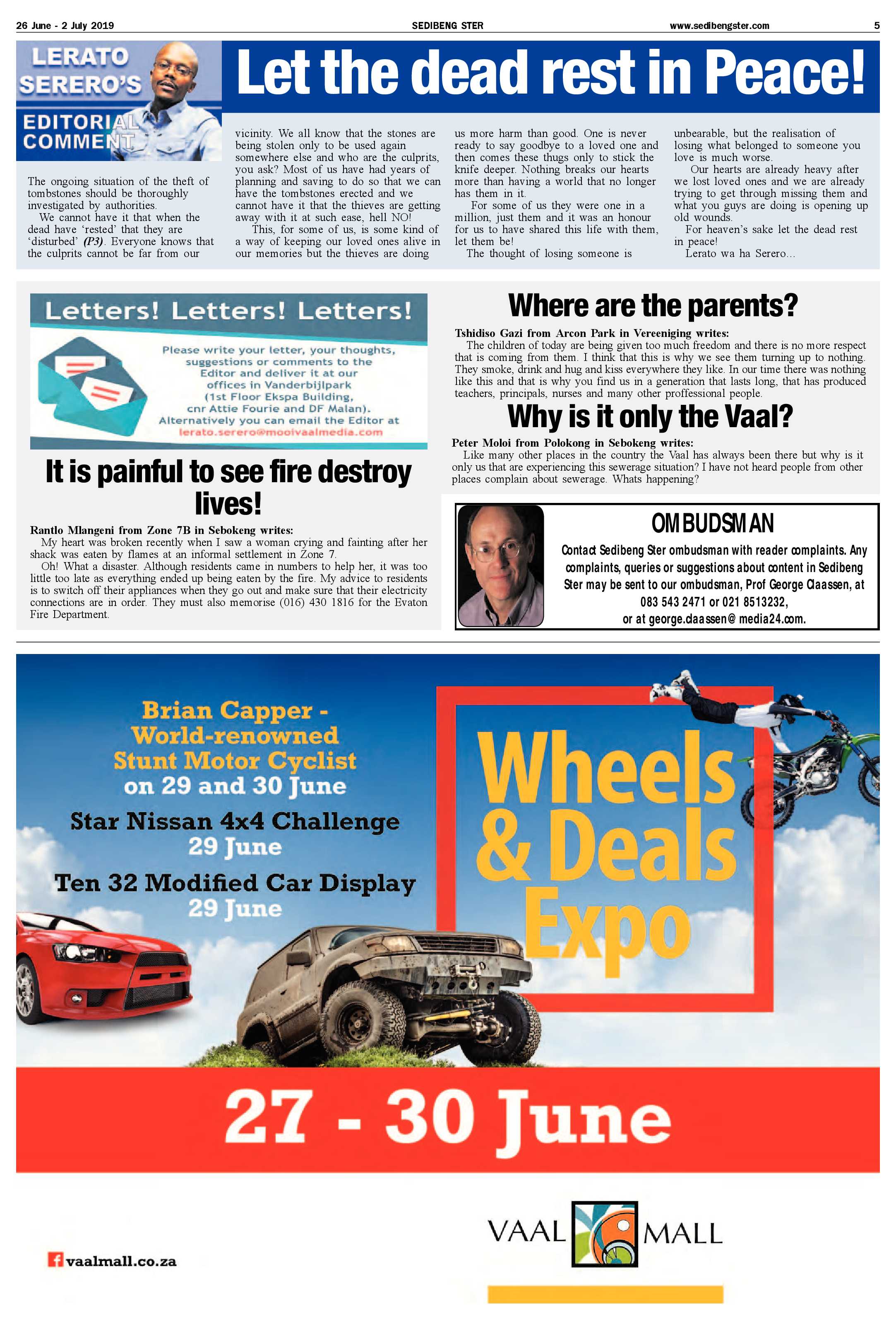 Sedibeng Ster 26 July – 2 June 2019 page 5