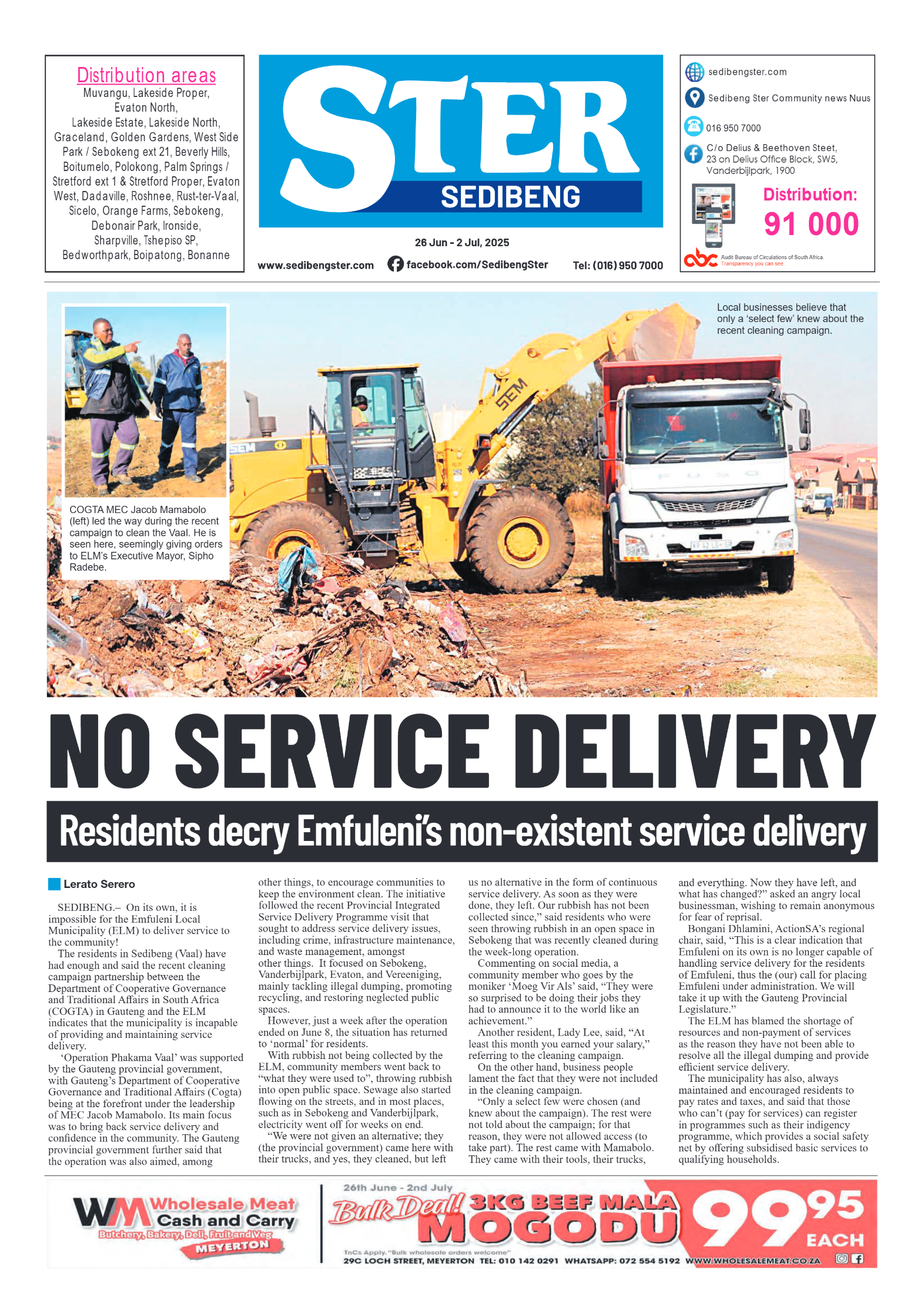 Sedibeng Ster 26 Jun – 2 Jul, 2025 page 1
