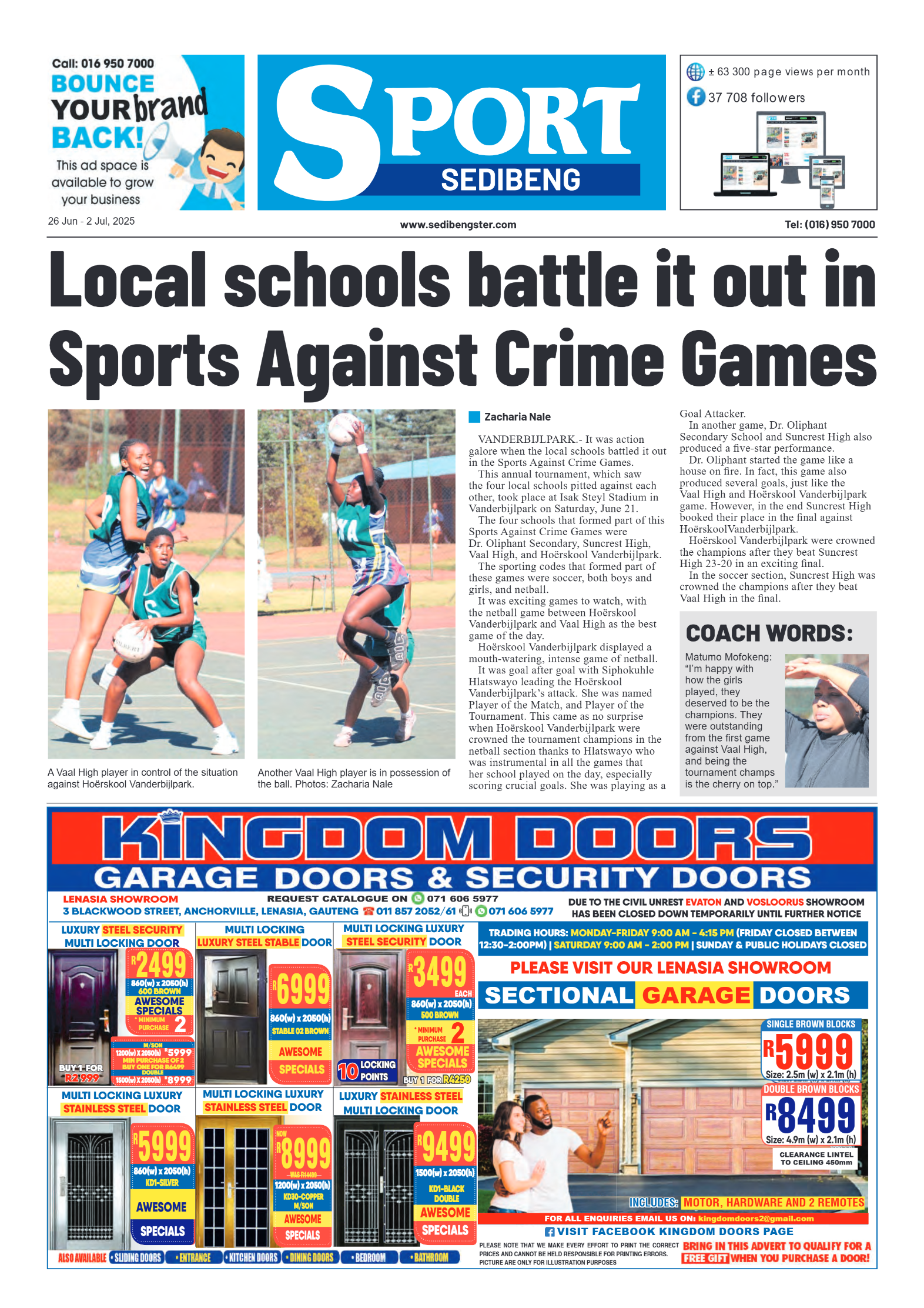 Sedibeng Ster 26 Jun – 2 Jul, 2025 page 12