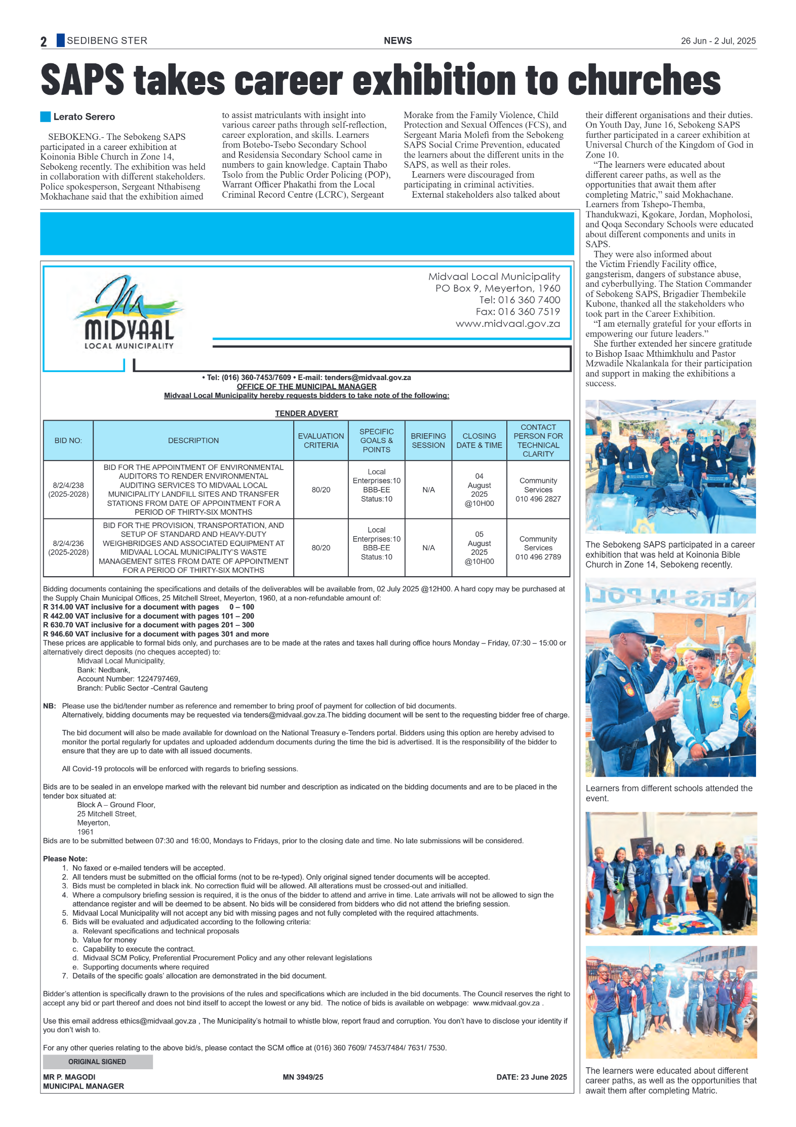 Sedibeng Ster 26 Jun – 2 Jul, 2025 page 2