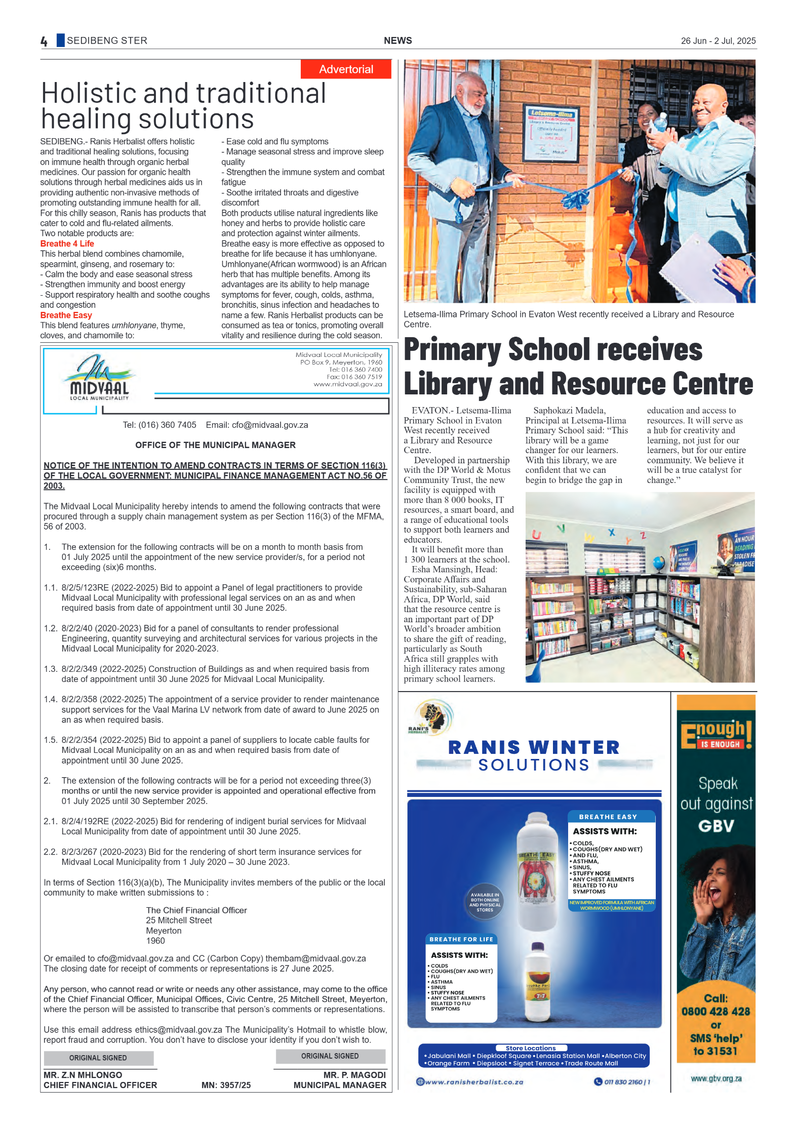 Sedibeng Ster 26 Jun – 2 Jul, 2025 page 4