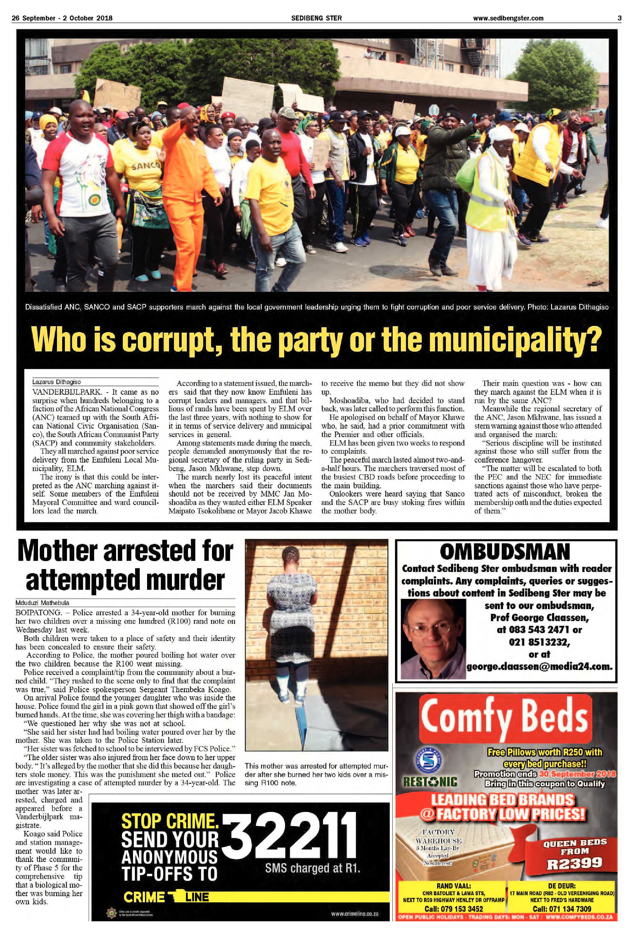 Sedibeng Ster 26 September – 2 October 2018 page 3
