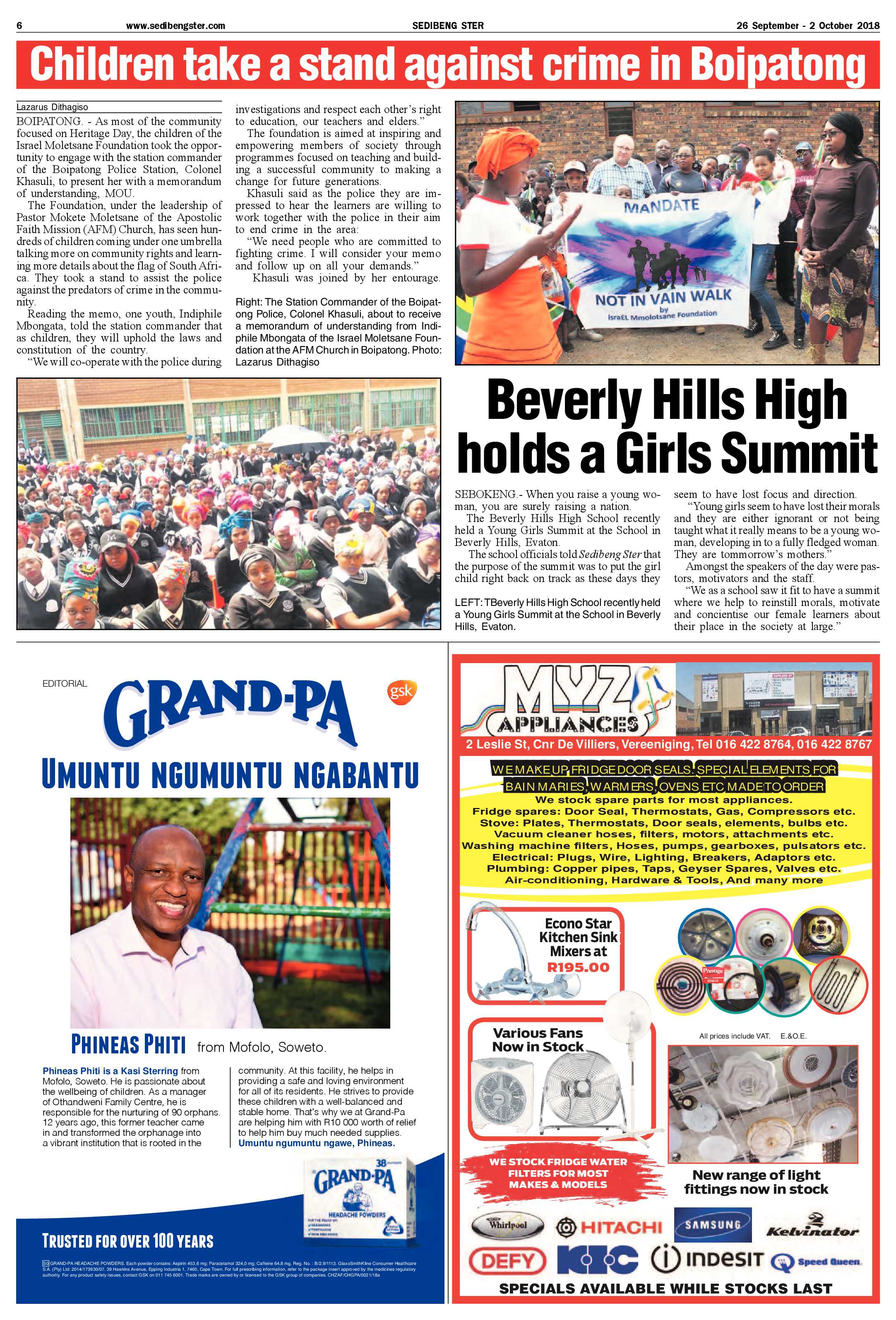 Sedibeng Ster 26 September – 2 October 2018 page 6