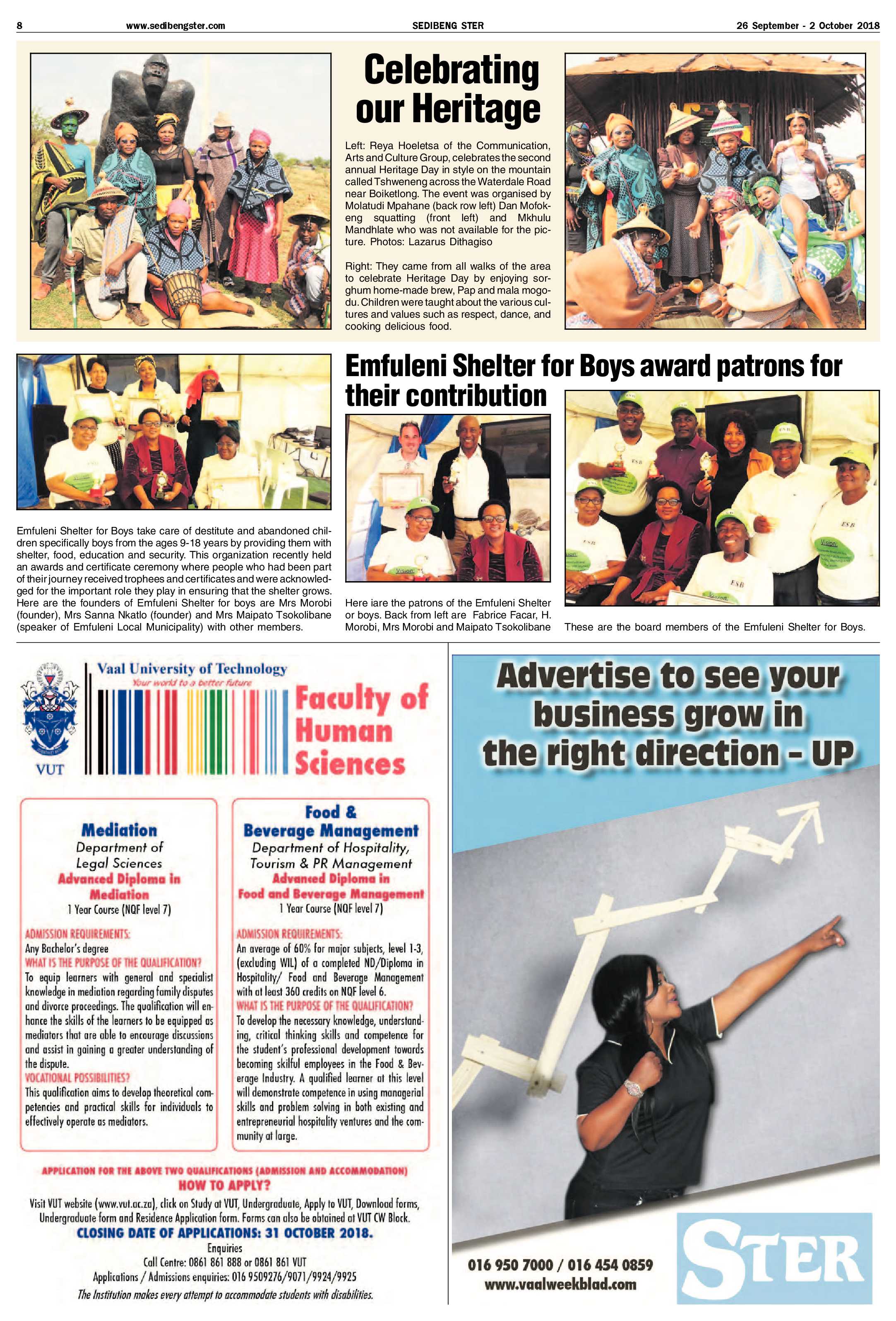 Sedibeng Ster 26 September – 2 October 2018 page 8