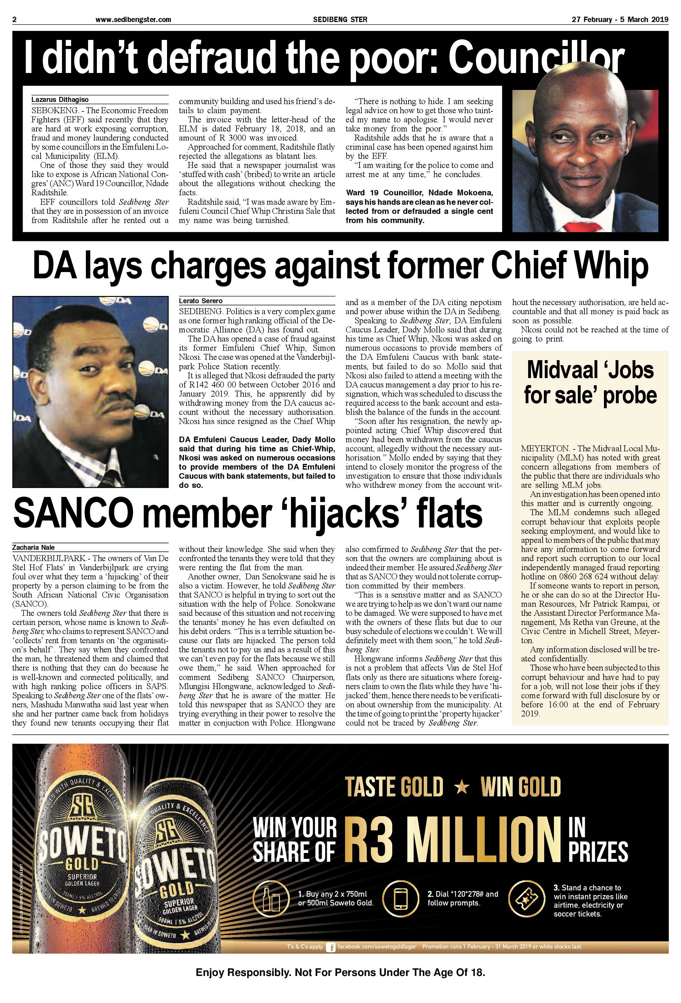 Sedibeng Ster 27 February – 5 March 2019 page 2