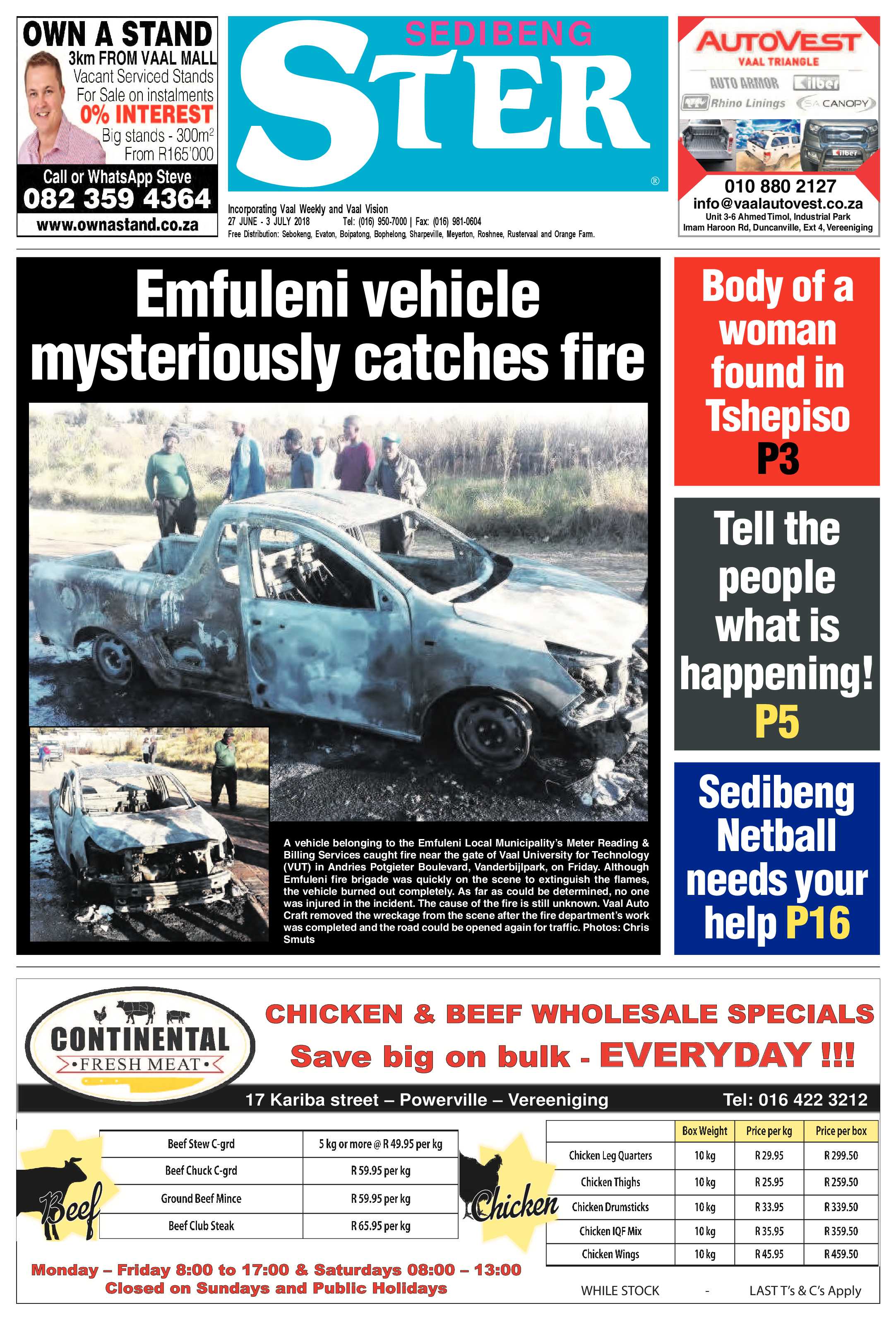 Sedibeng Ster 27 June – 3 July 2018 page 1