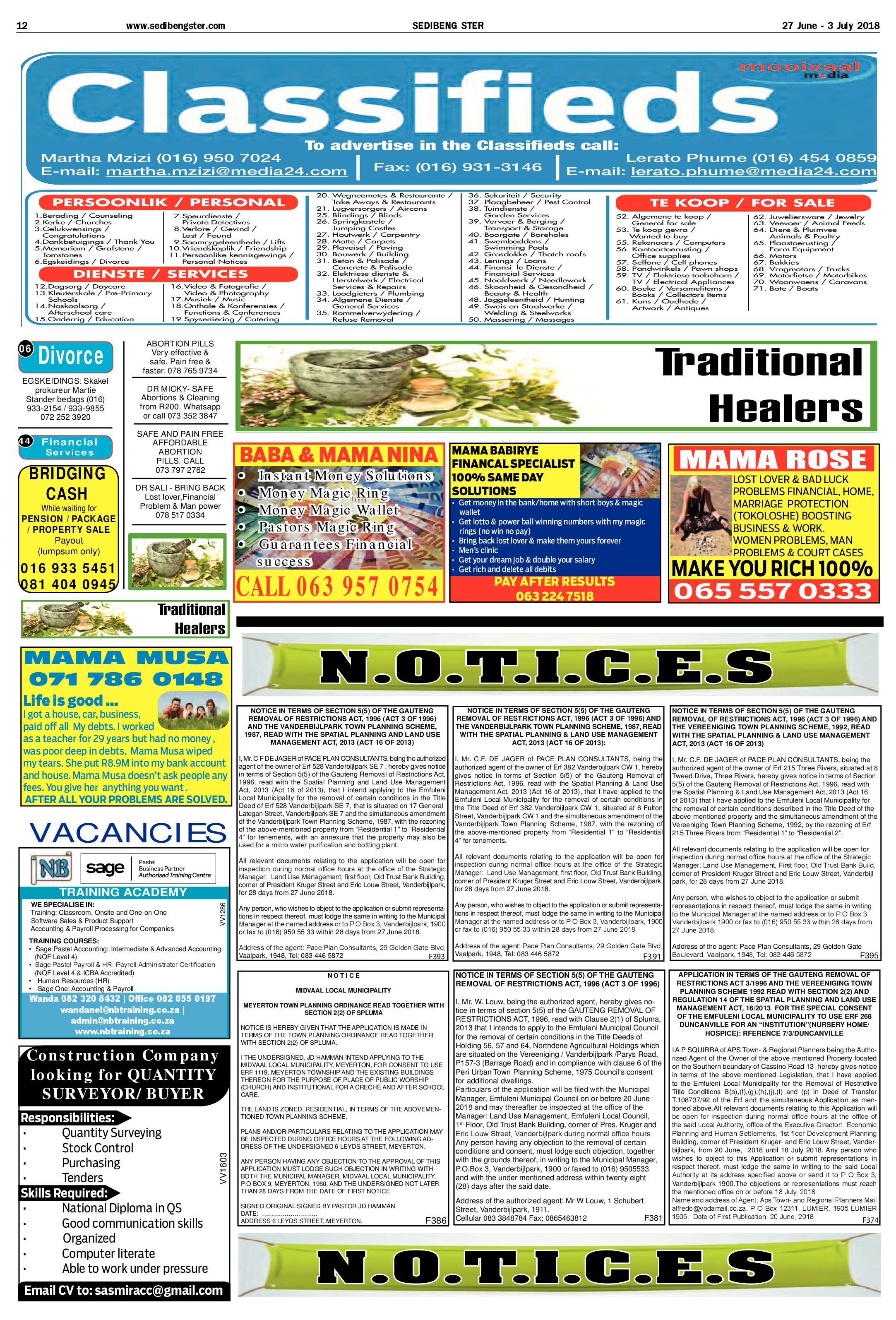 Sedibeng Ster 27 June – 3 July 2018 page 12
