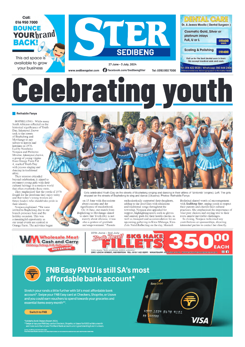 Sedibeng Ster 27 June – 3 July, 2024 page 1