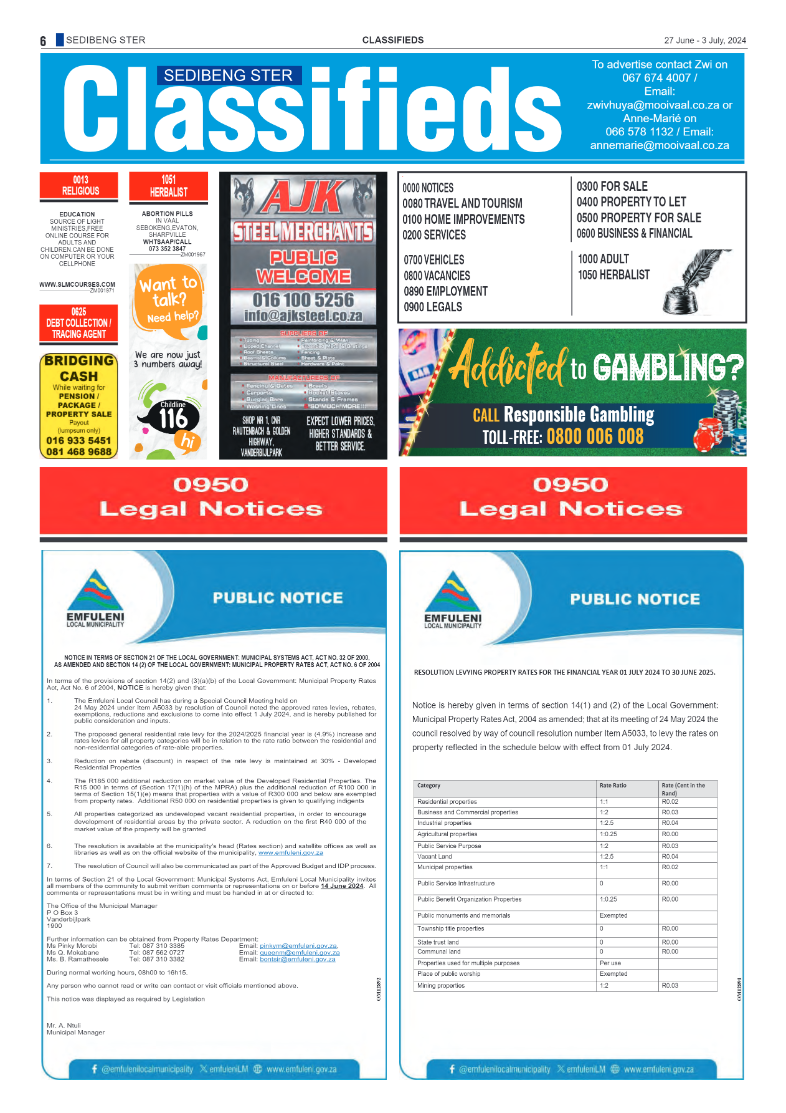 Sedibeng Ster 27 June – 3 July, 2024 page 6