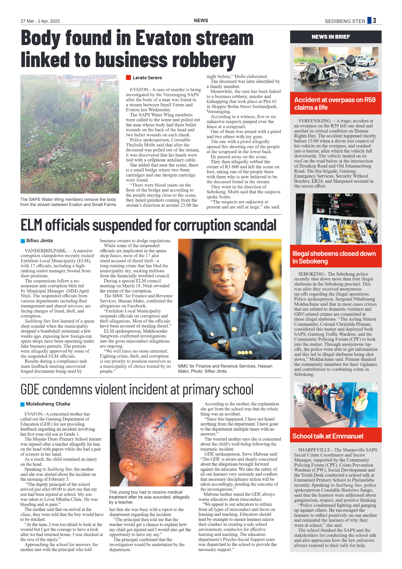 Sedibeng Ster 27 Mar – 2 Apr, 2025 page 3