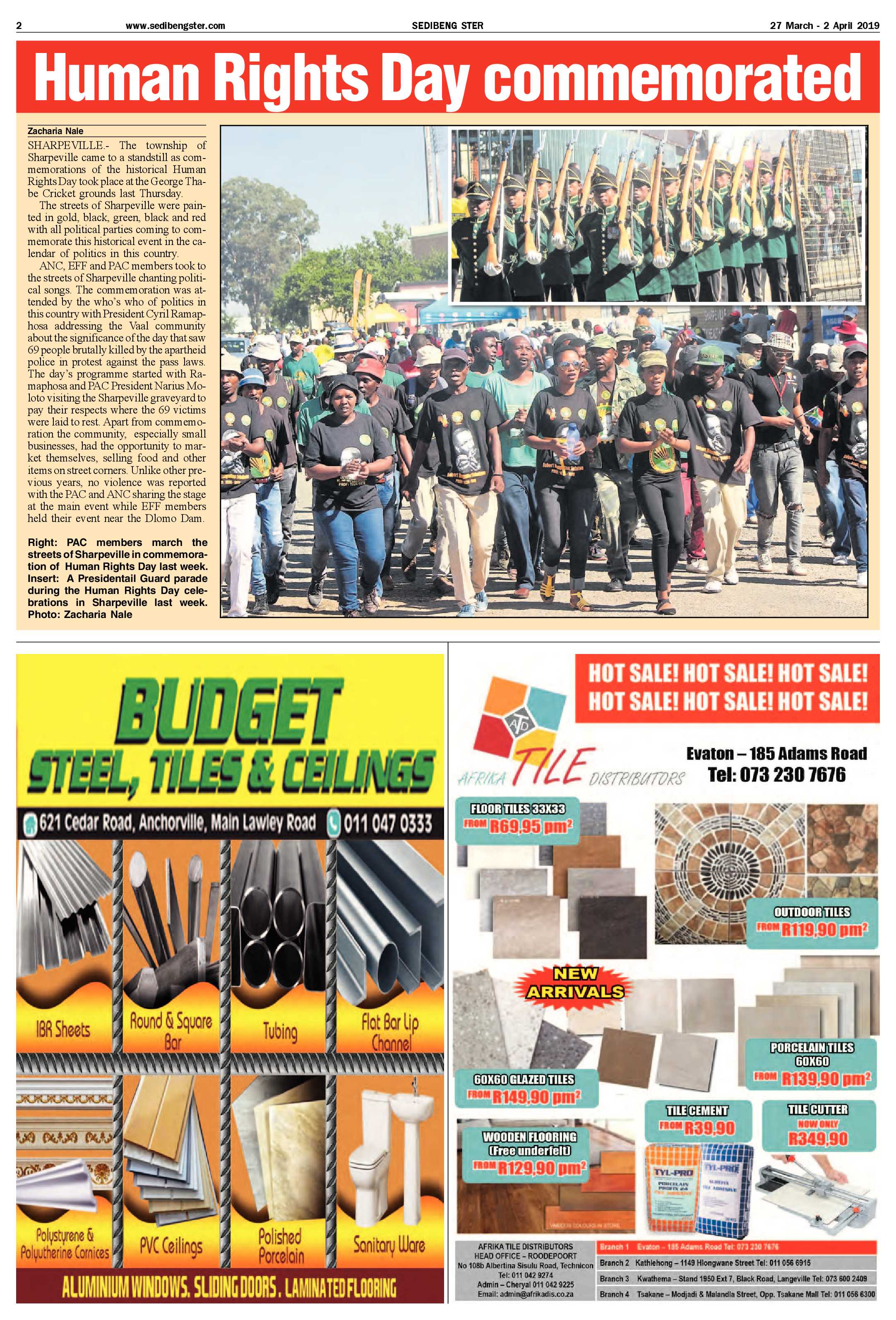 Sedibeng Ster 27 March – 2 April 2019 page 2