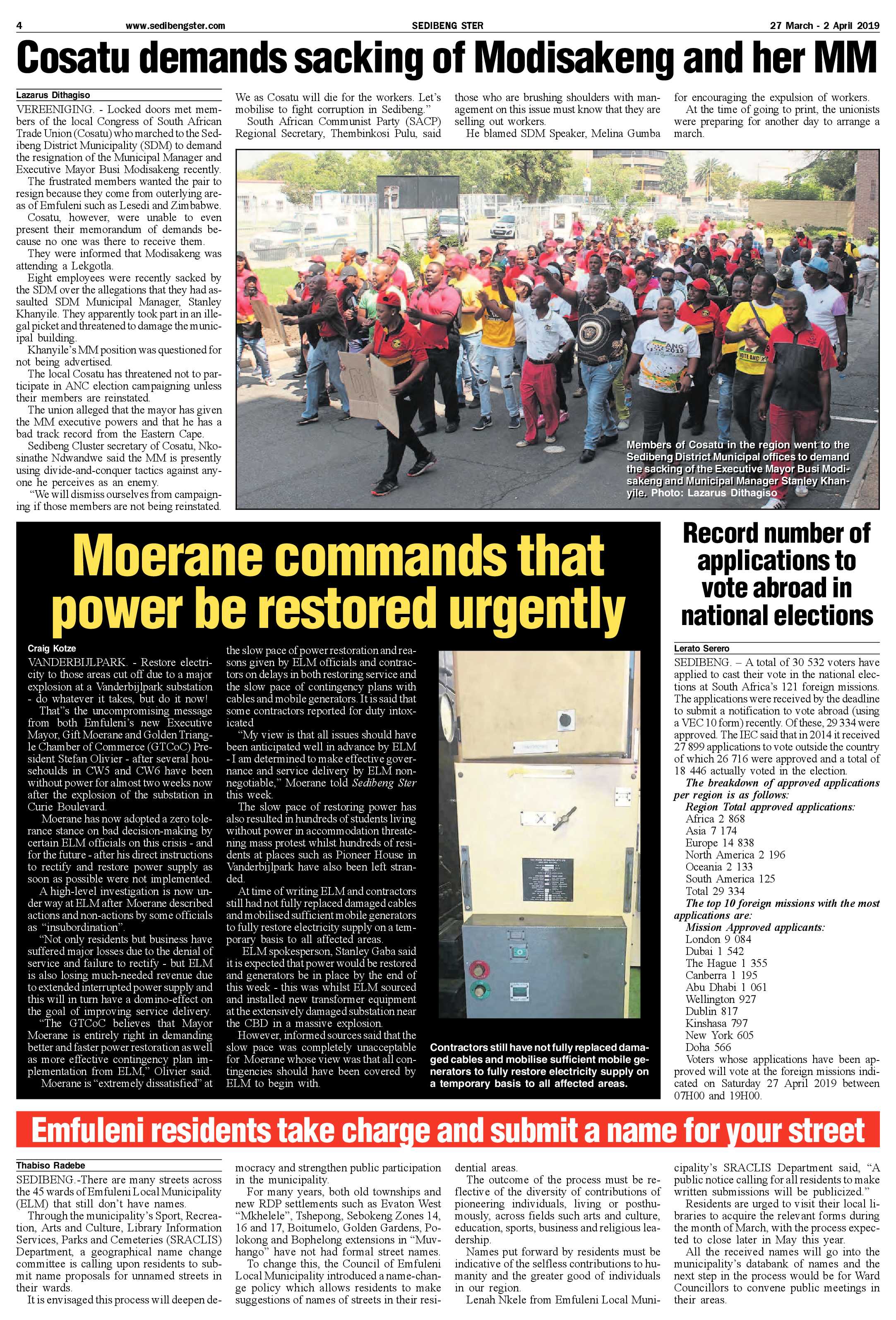 Sedibeng Ster 27 March – 2 April 2019 page 4