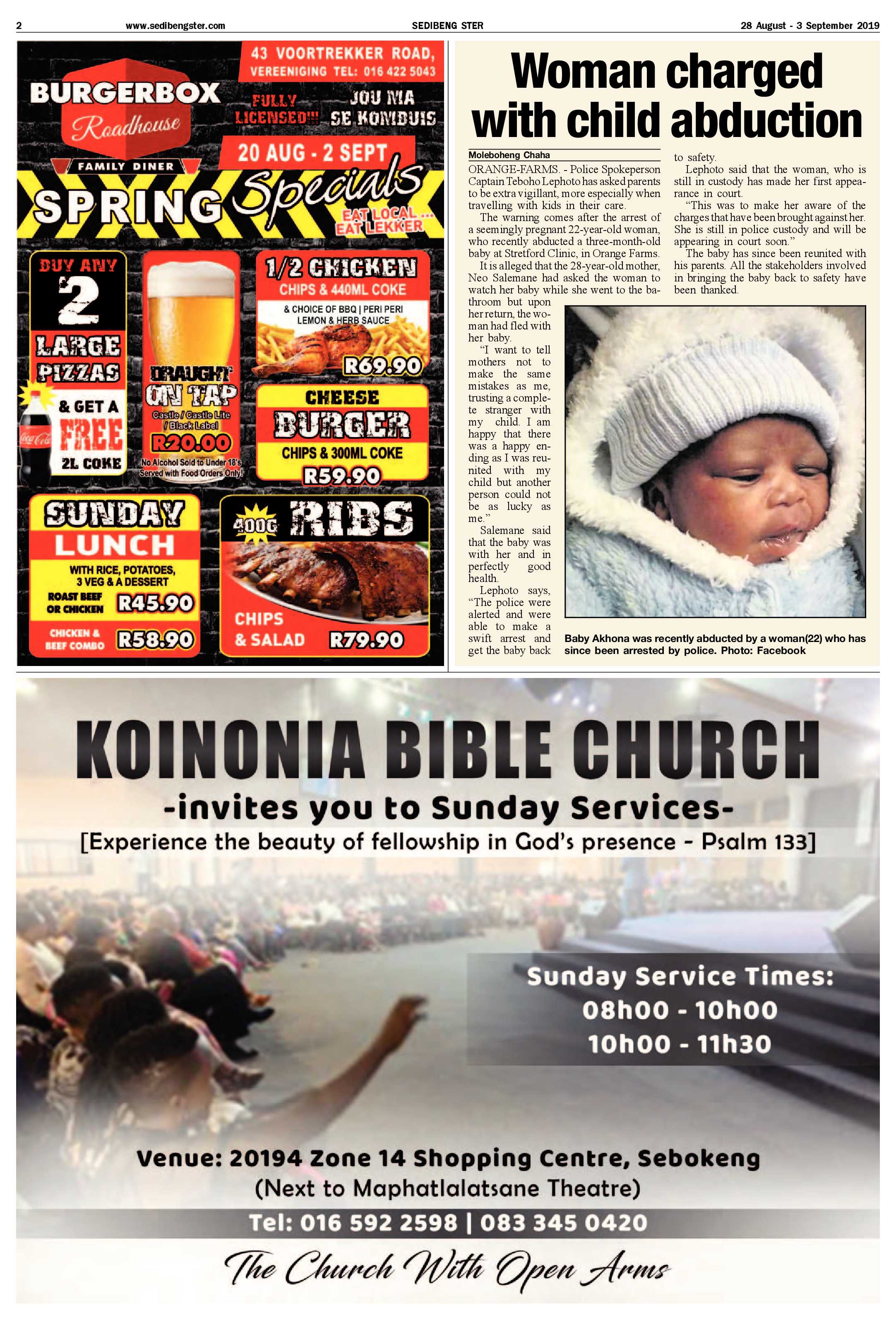 Sedibeng Ster 28 August – 3 September 2019 page 2