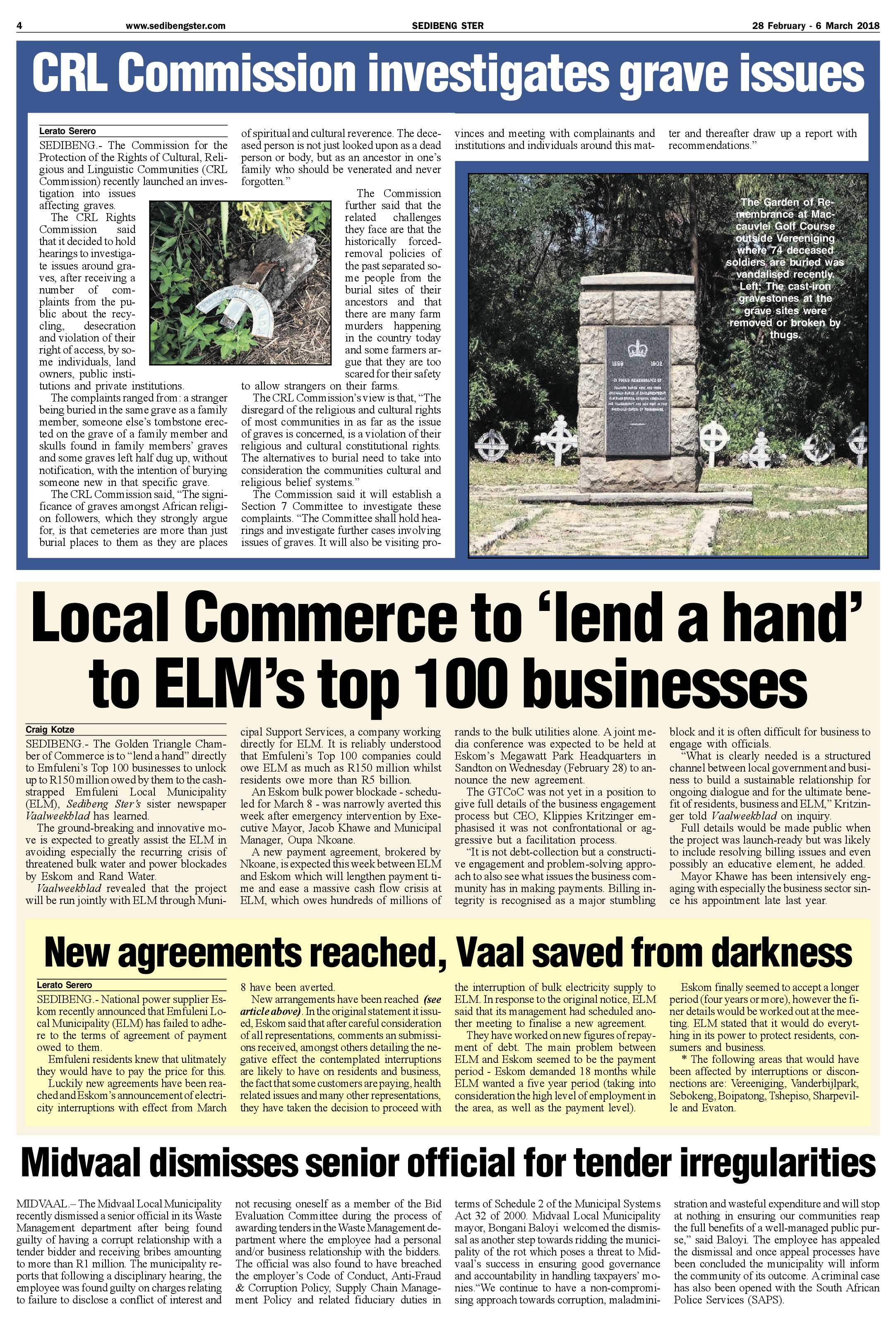 Sedibeng Ster 28 February – 6 March 2018 page 4