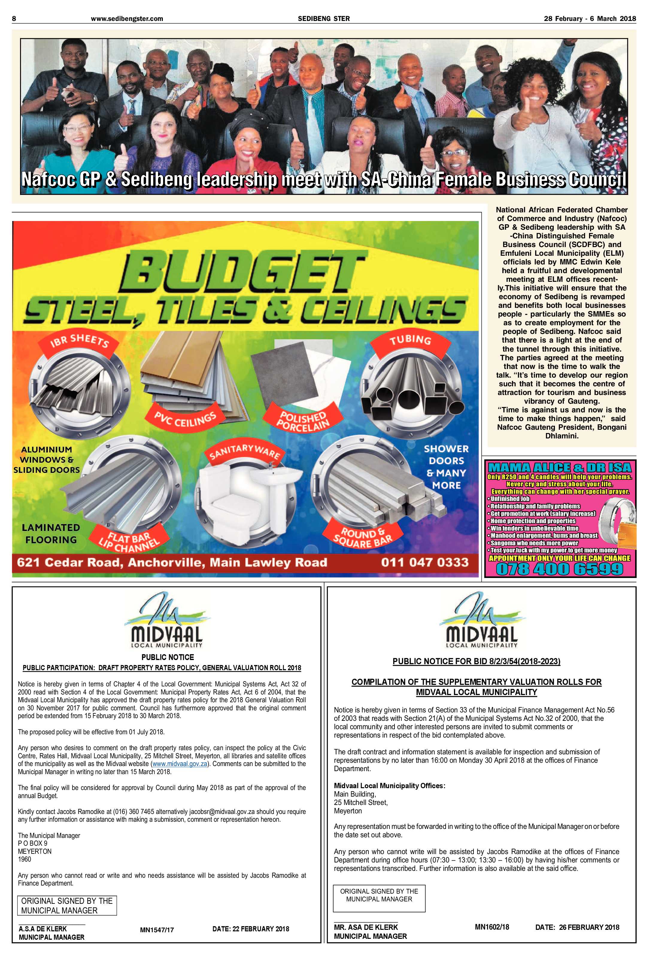 Sedibeng Ster 28 February – 6 March 2018 page 8