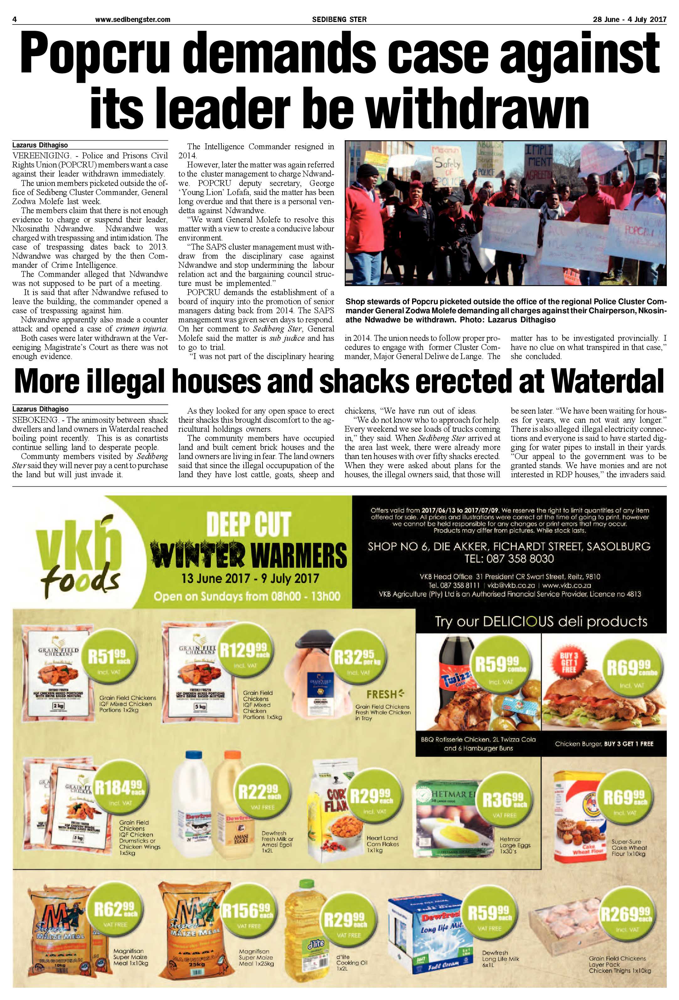 Sedibeng Ster 28 June – 4 July 2017 page 4
