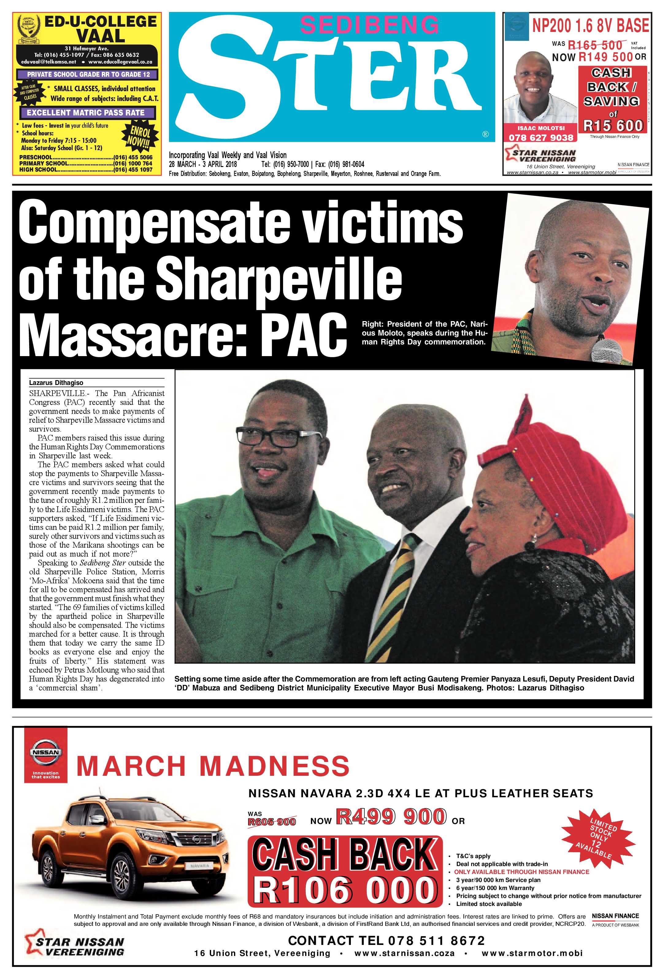 Sedibeng Ster 28 March – 3 April 2018 page 1