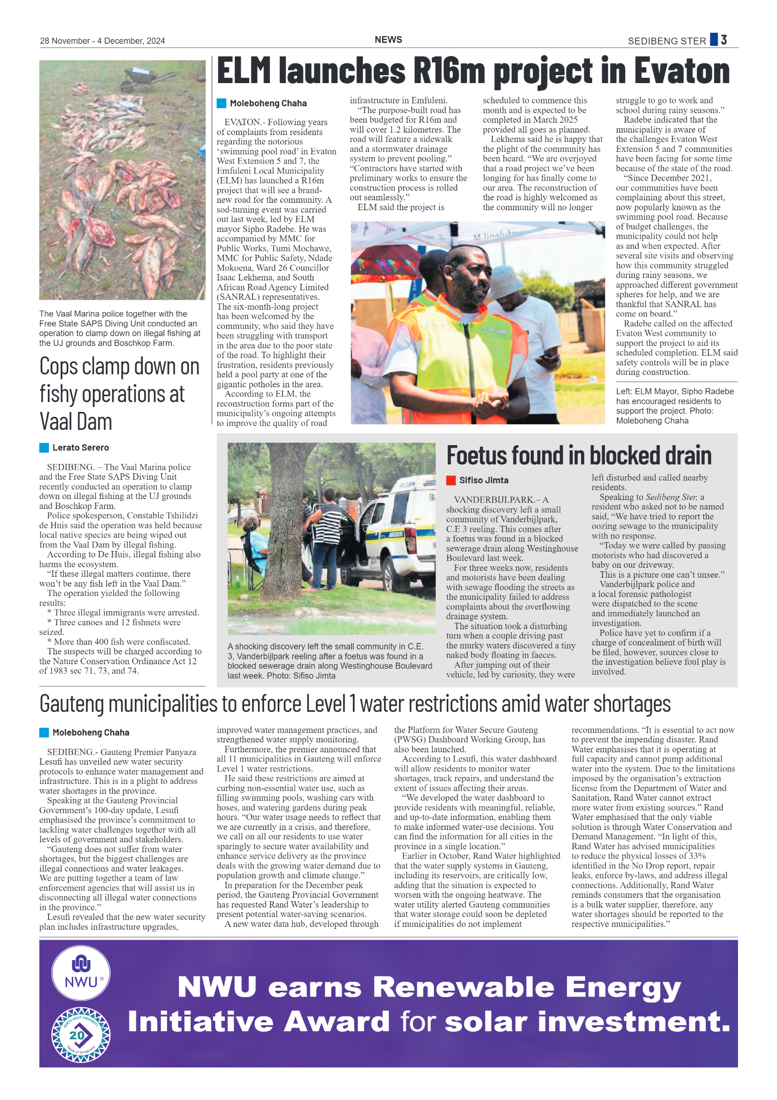 Sedibeng Ster 28 November – 4 December, 2024 page 3