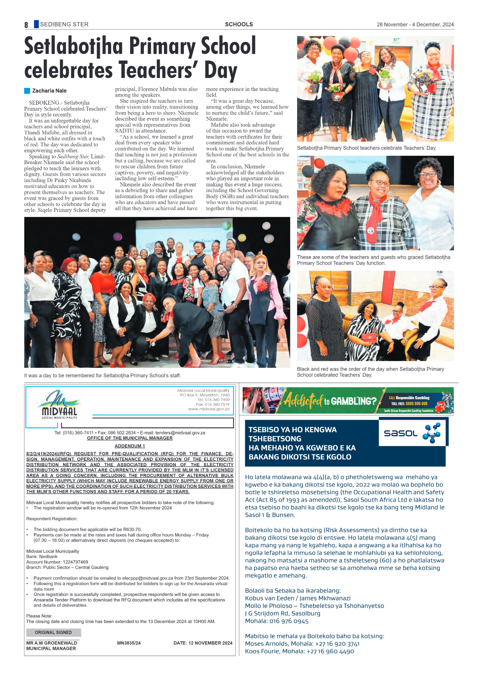 Sedibeng Ster 28 November – 4 December, 2024 page 8