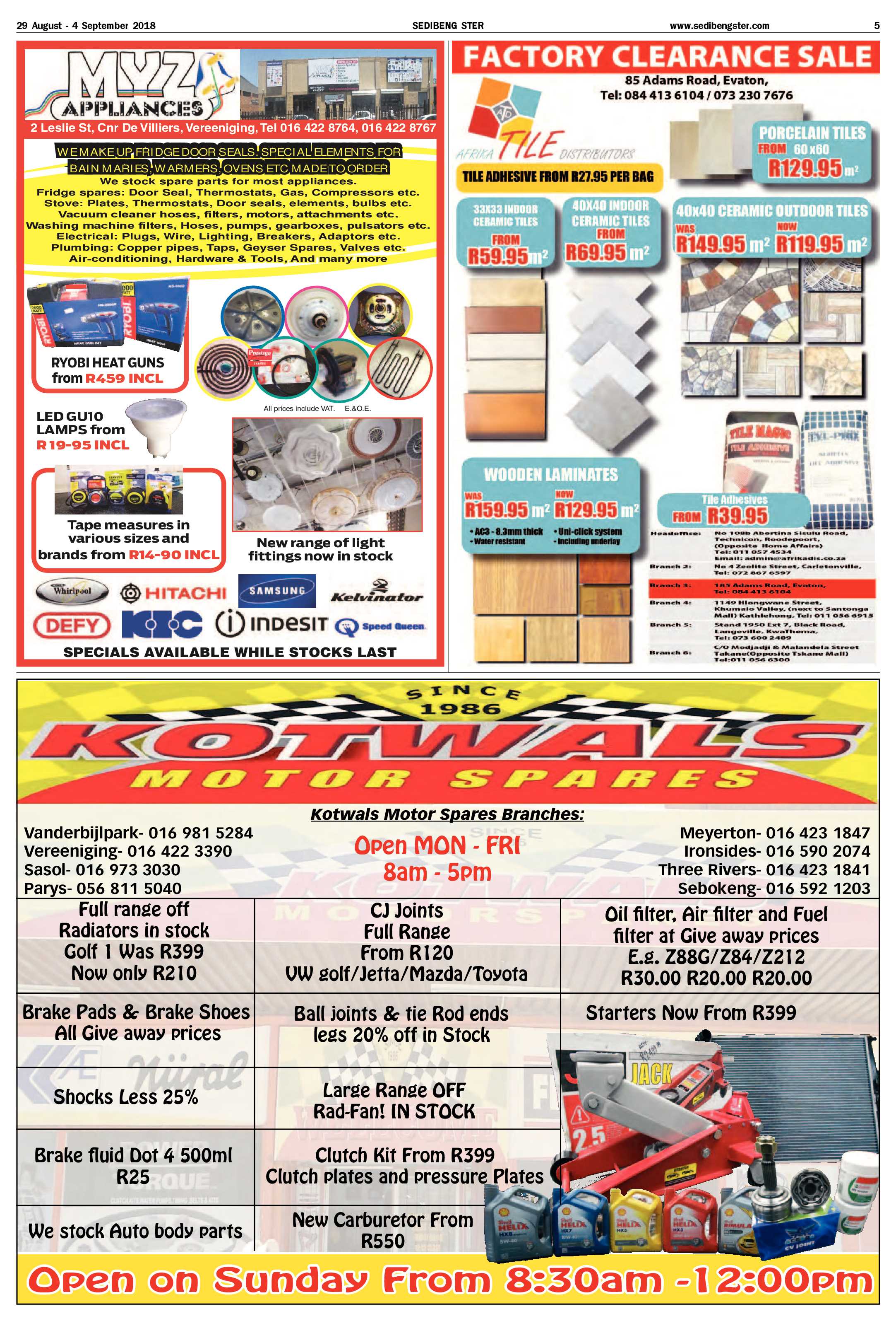 Sedibeng Ster 29 August – 4 September 2018 page 5