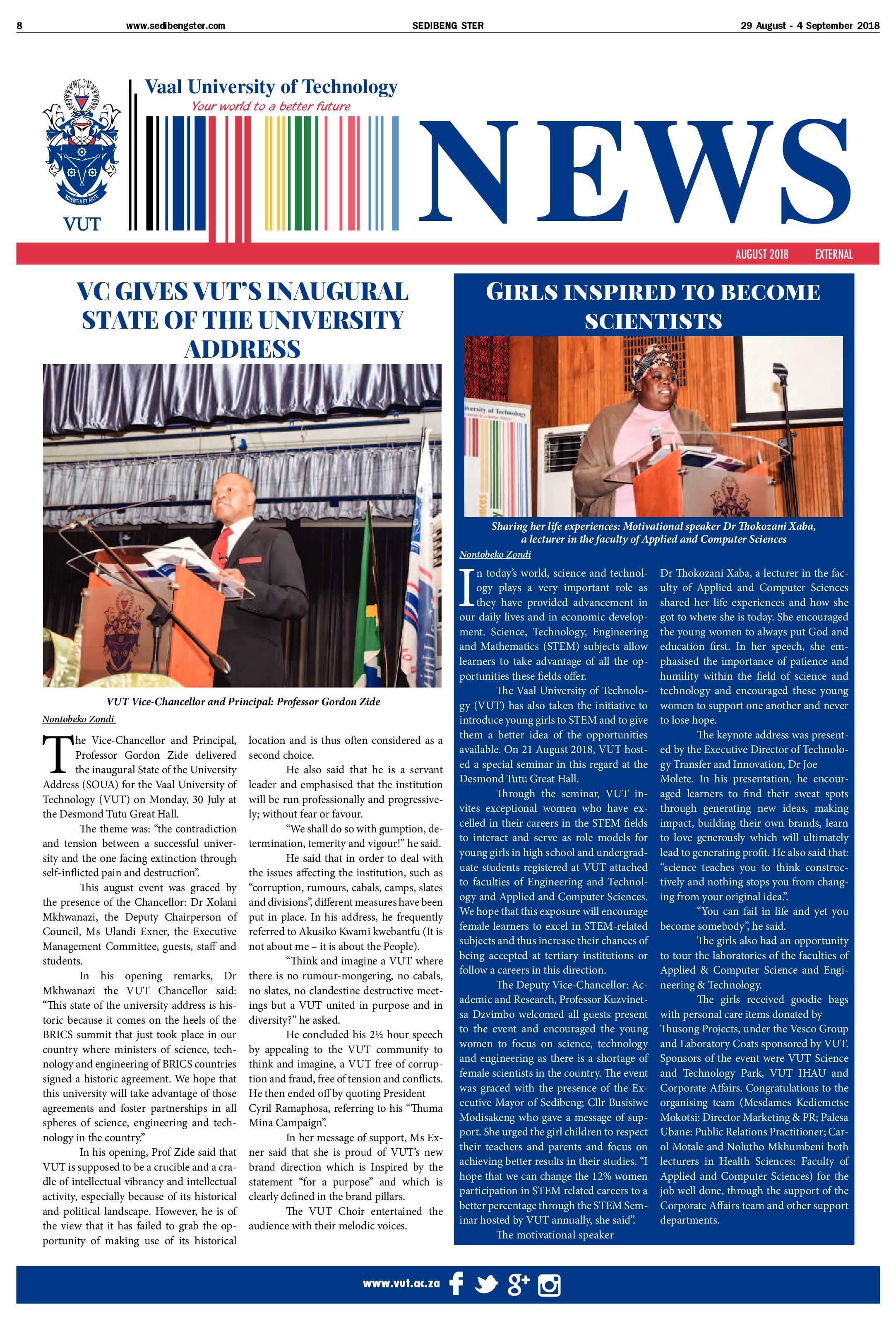 Sedibeng Ster 29 August – 4 September 2018 page 8