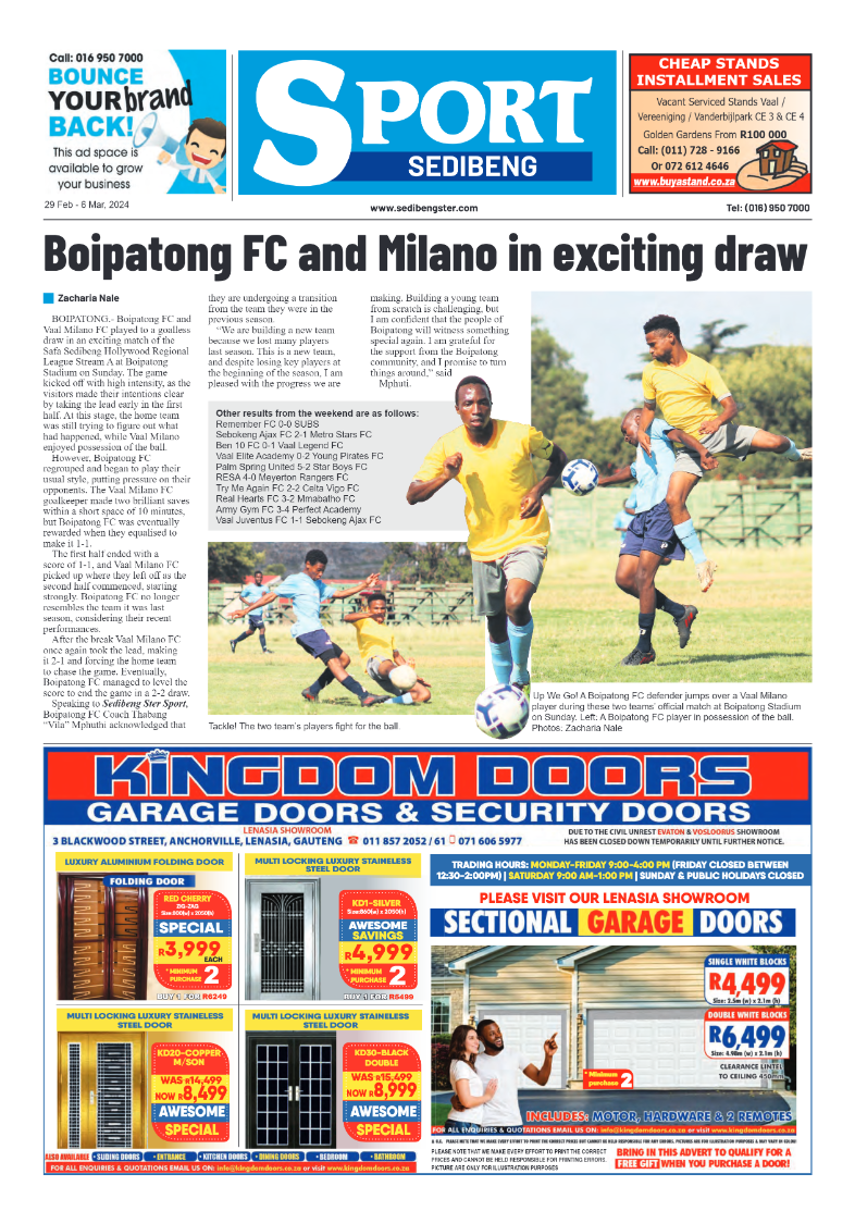 Sedibeng Ster 29 Feb – 6 Mar, 2024 page 12