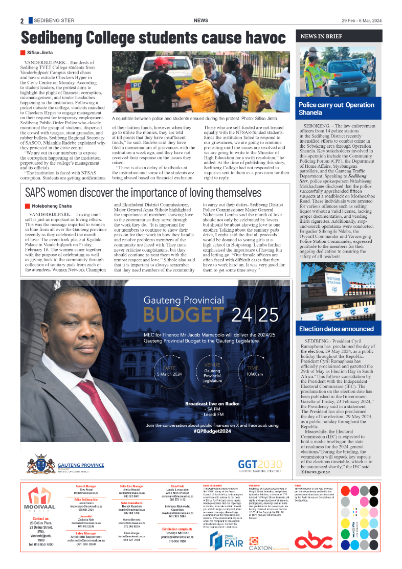Sedibeng Ster 29 Feb – 6 Mar, 2024 page 2