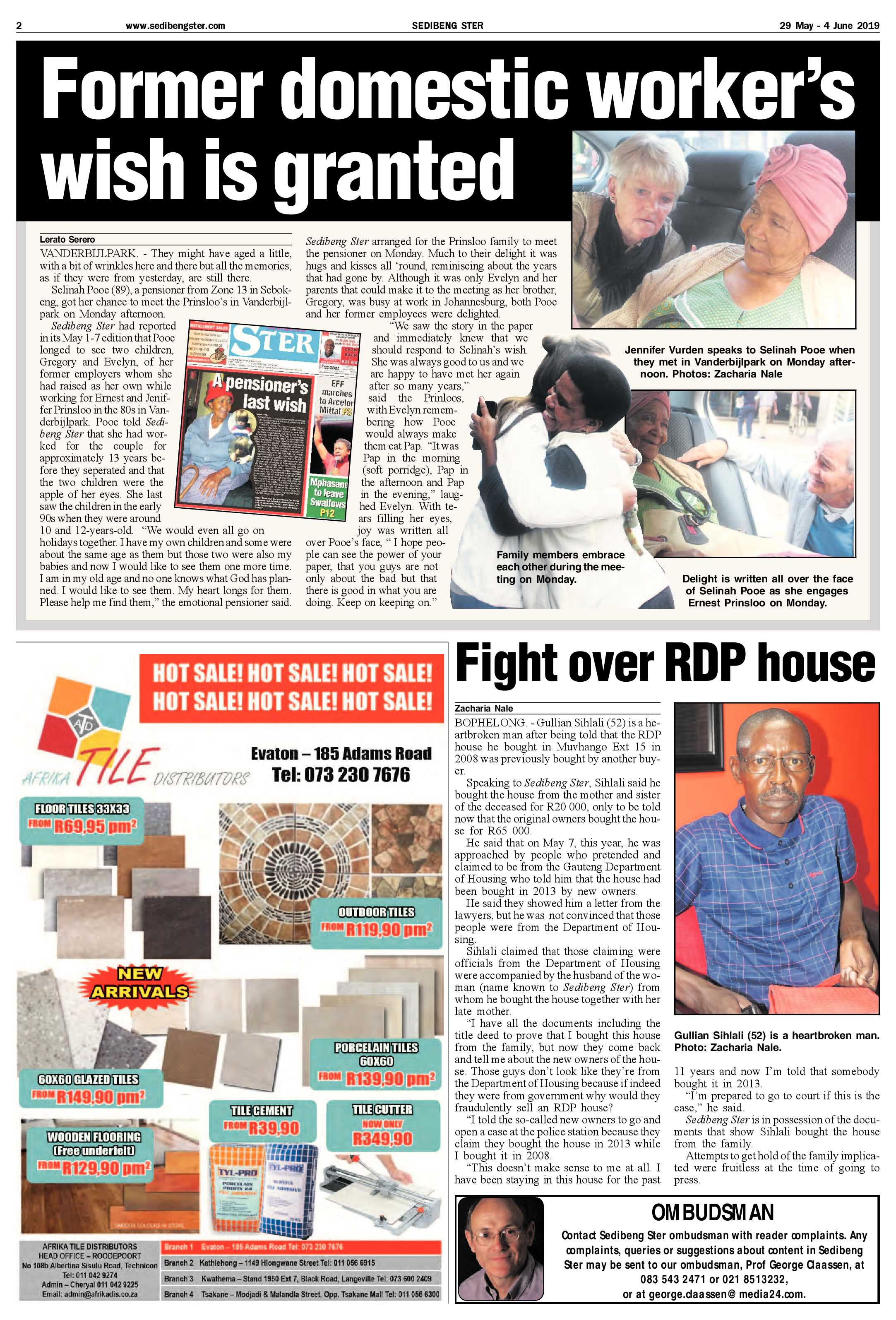Sedibeng Ster 29 May – 4 June 2019 page 2