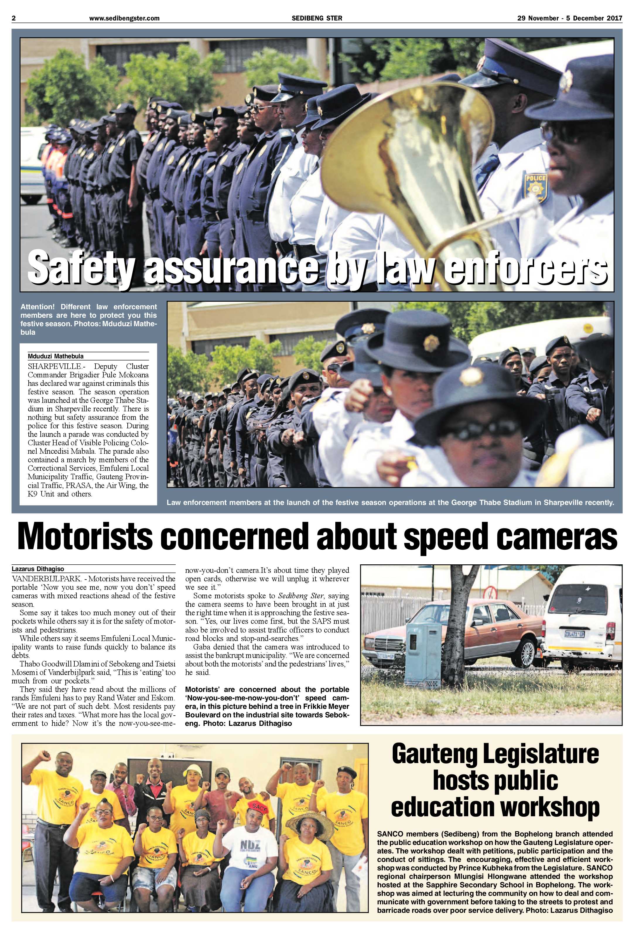 Sedibeng Ster 29 November – 5 December 2017 page 2