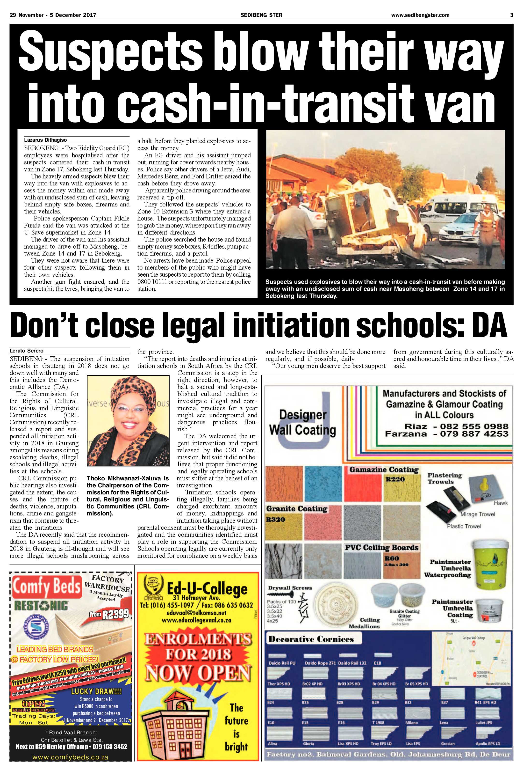 Sedibeng Ster 29 November – 5 December 2017 page 3