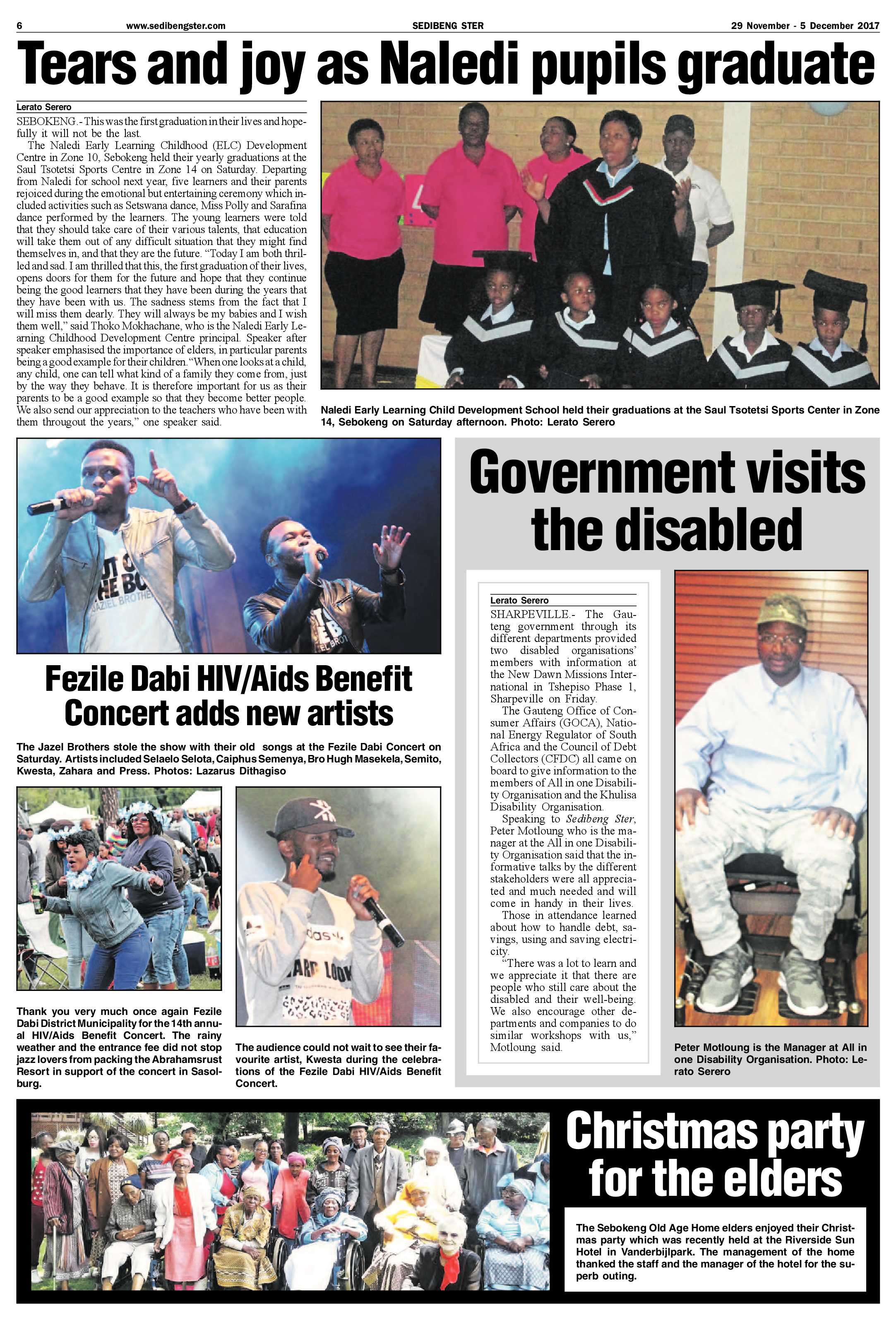 Sedibeng Ster 29 November – 5 December 2017 page 6