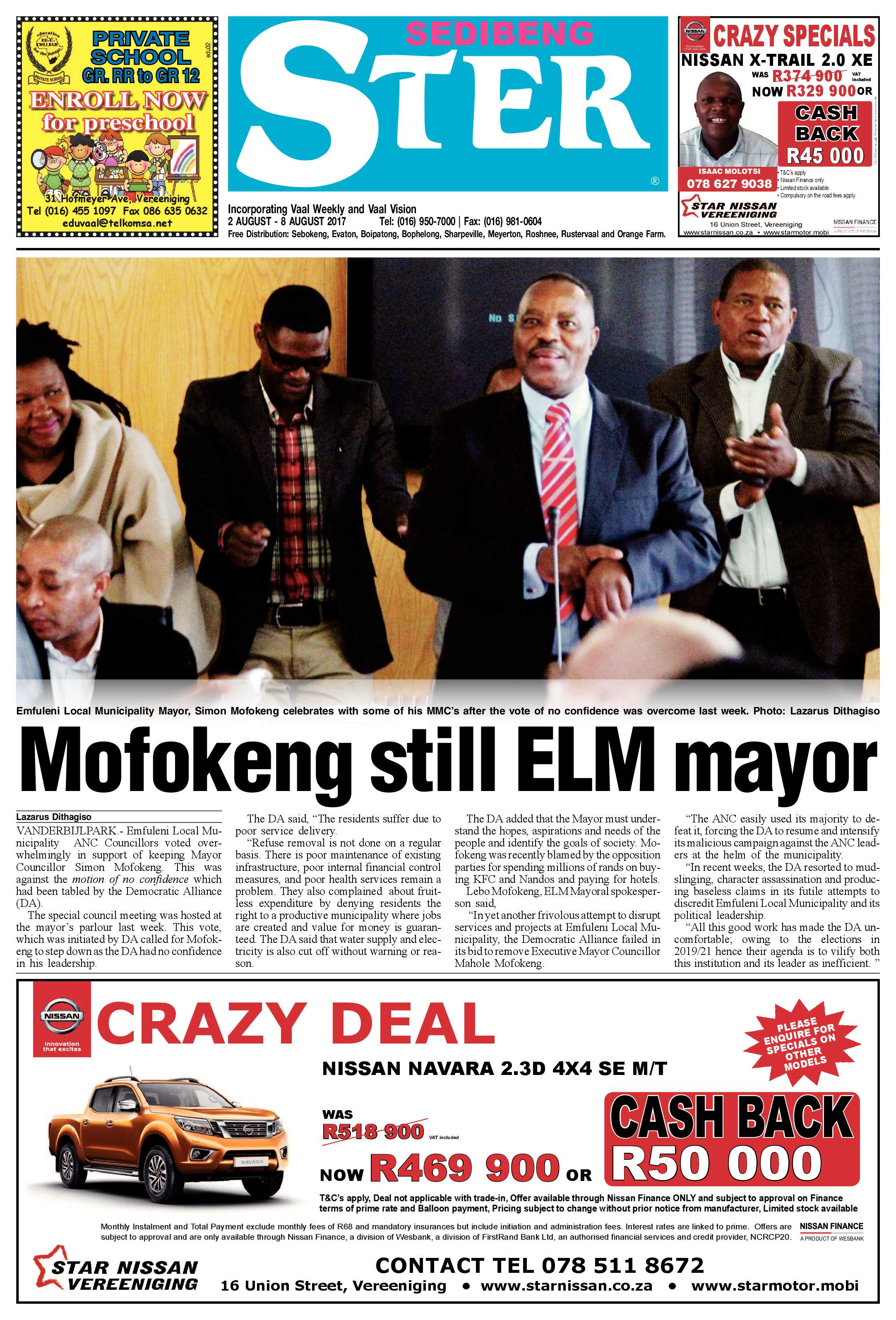 Sedibeng Ster 2 – 8 August 2017 page 1